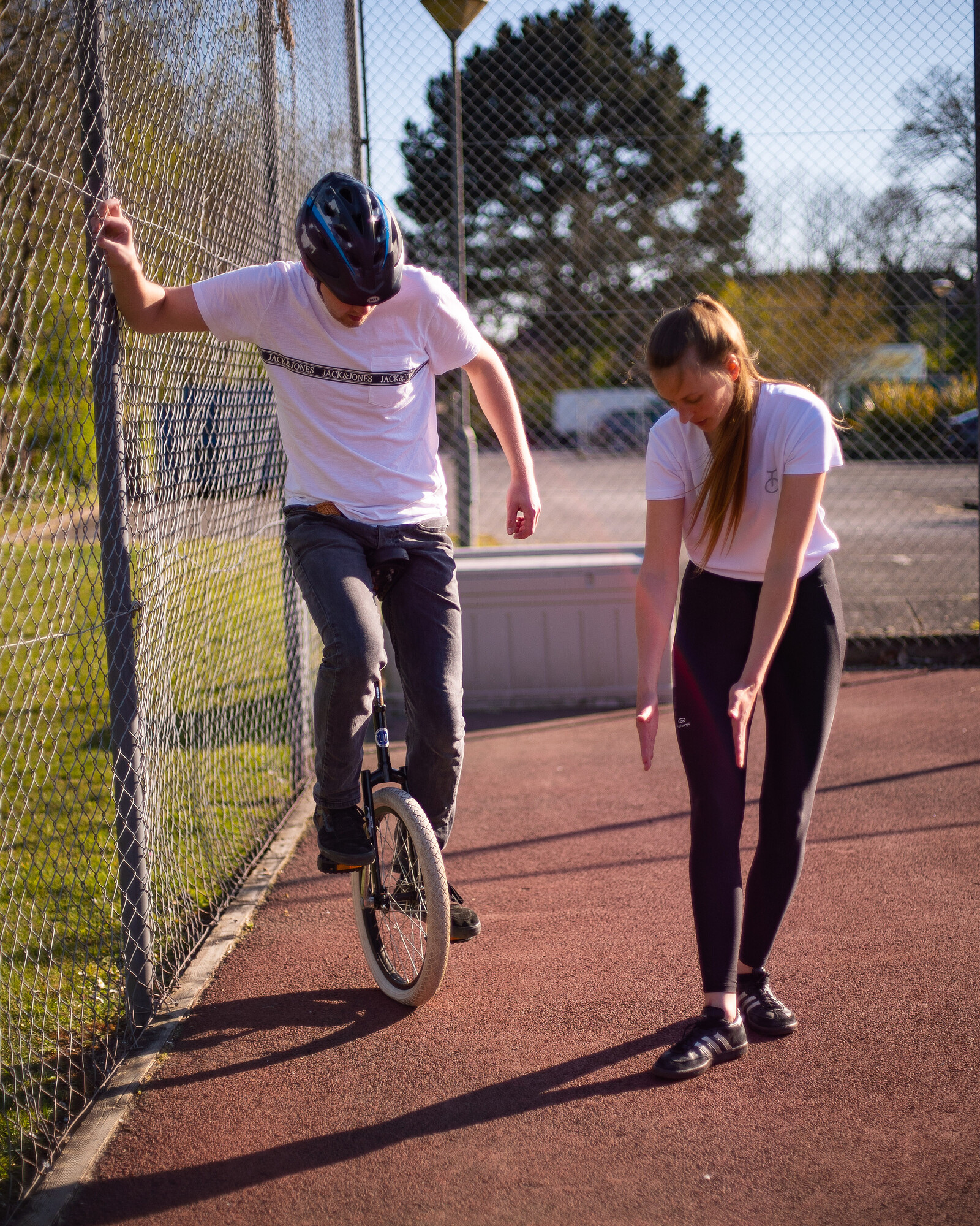 Beginner Unicycle Coaching at Parson Street Primary School