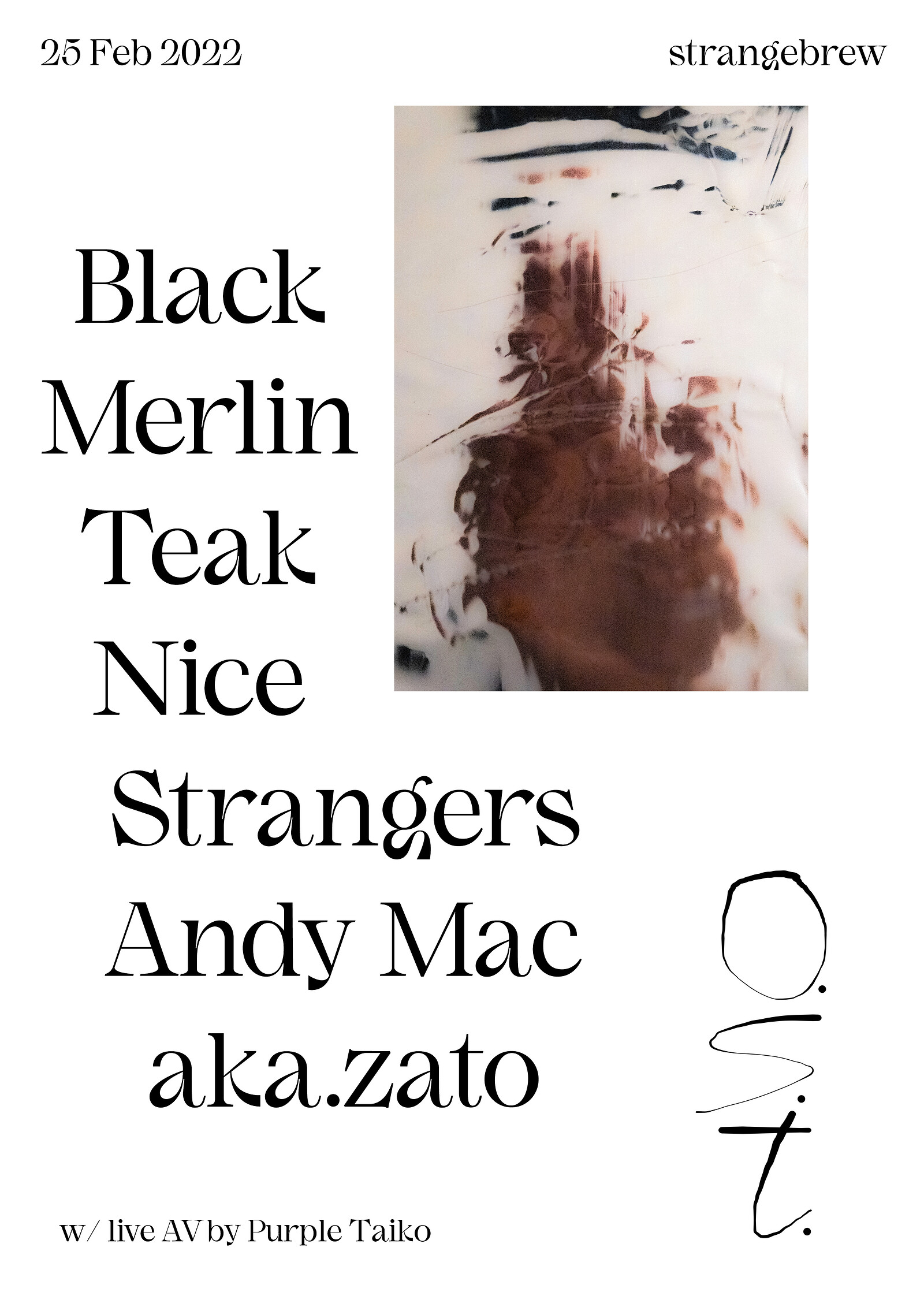 O.S.T. Black Merlin, Teak, Nice Strangers +++ at Strange Brew