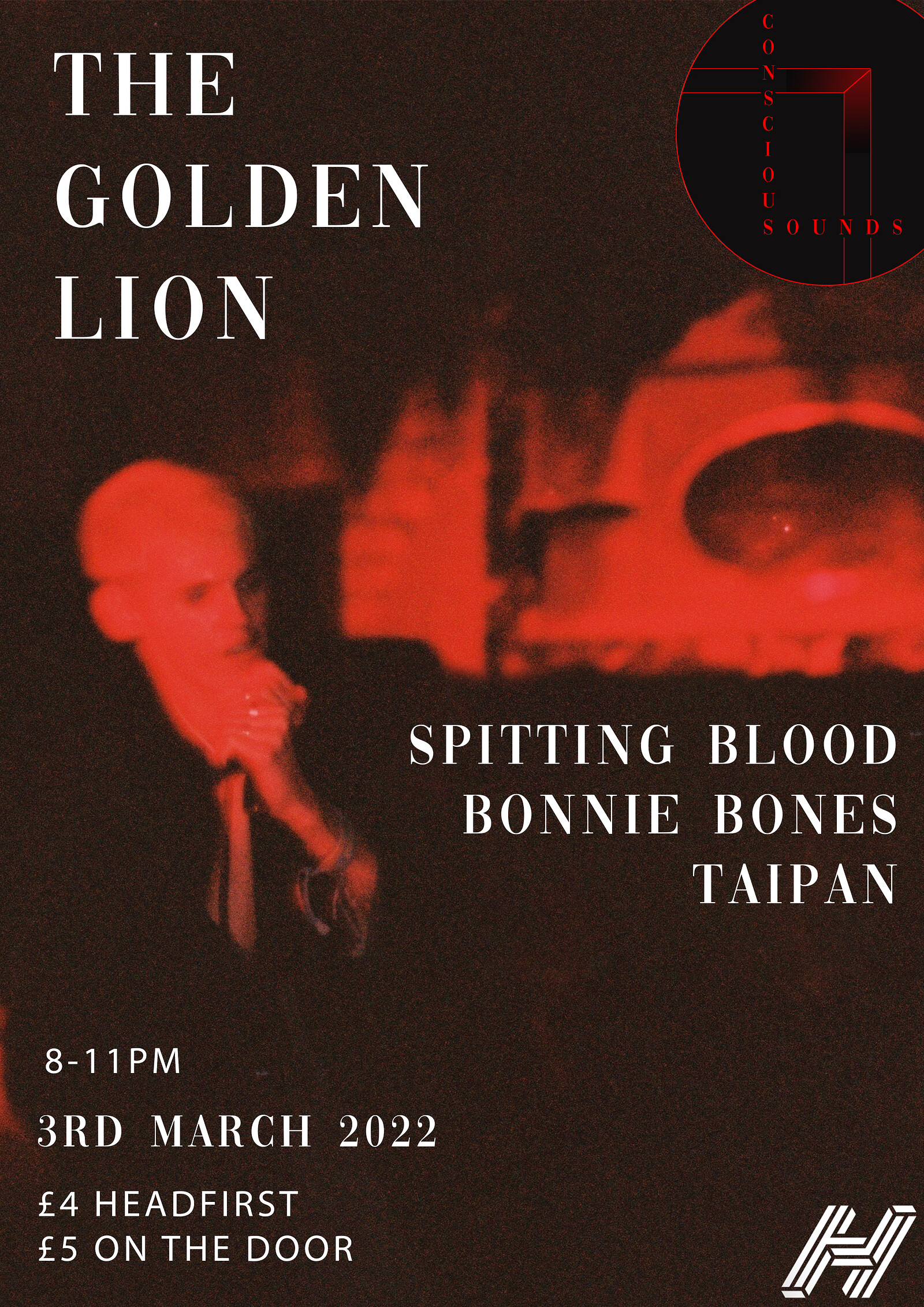 Conscious Sounds Presents- Spitting Blood at The Golden Lion