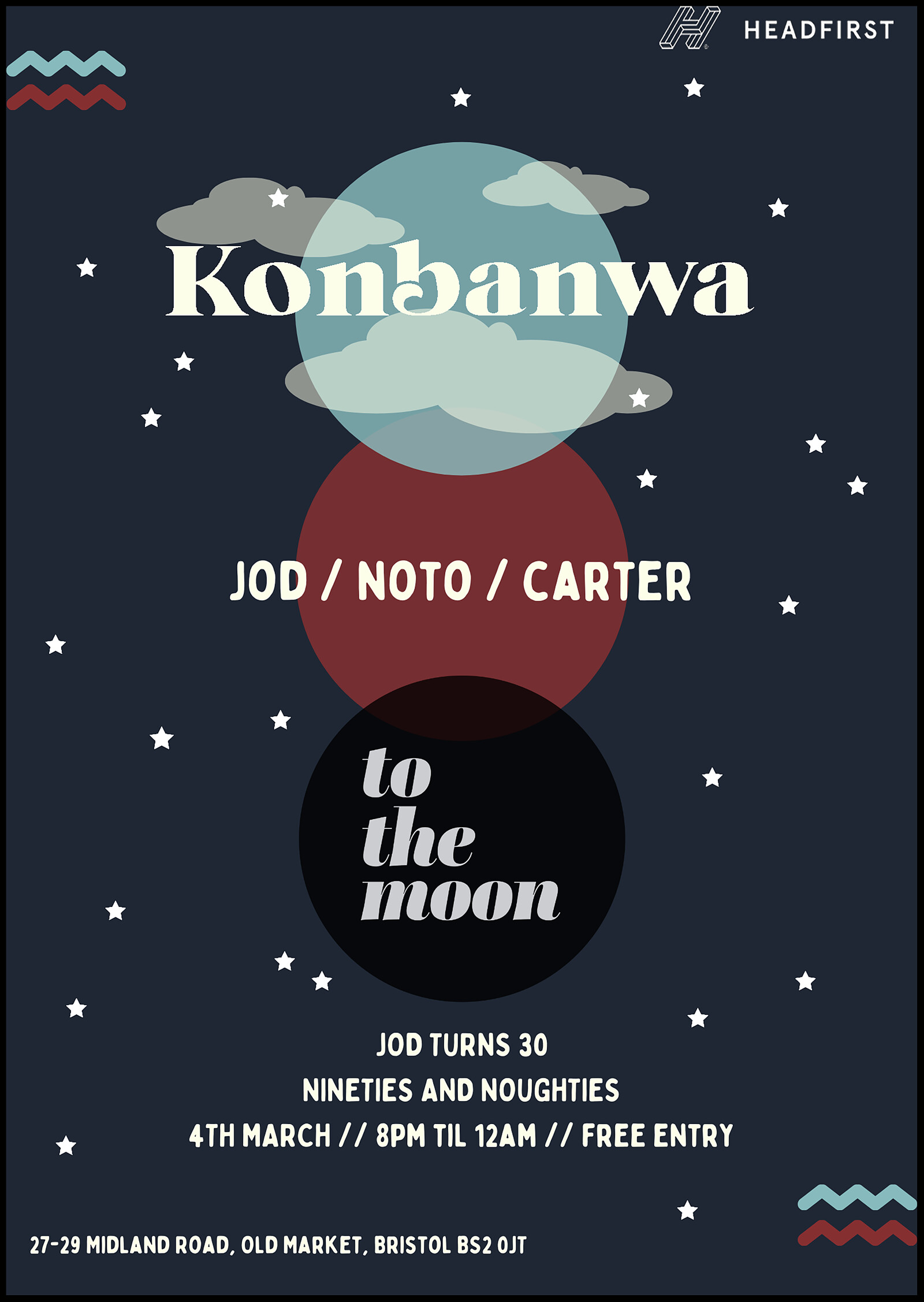 Konbanwa - 90/00s classics at To The Moon