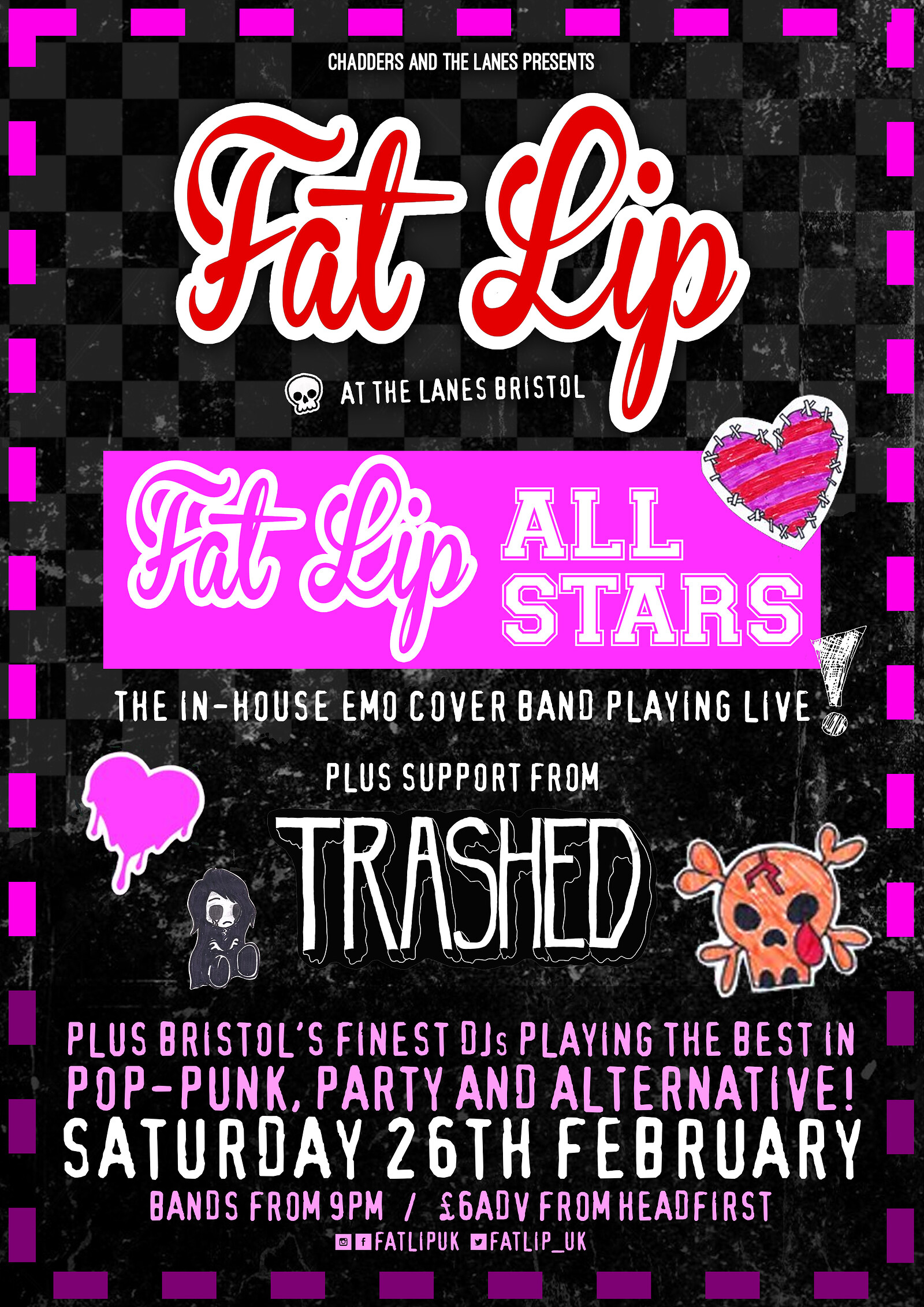 ★ FAT LIP ★ ft. Fat Lip All Stars Band at The Lanes
