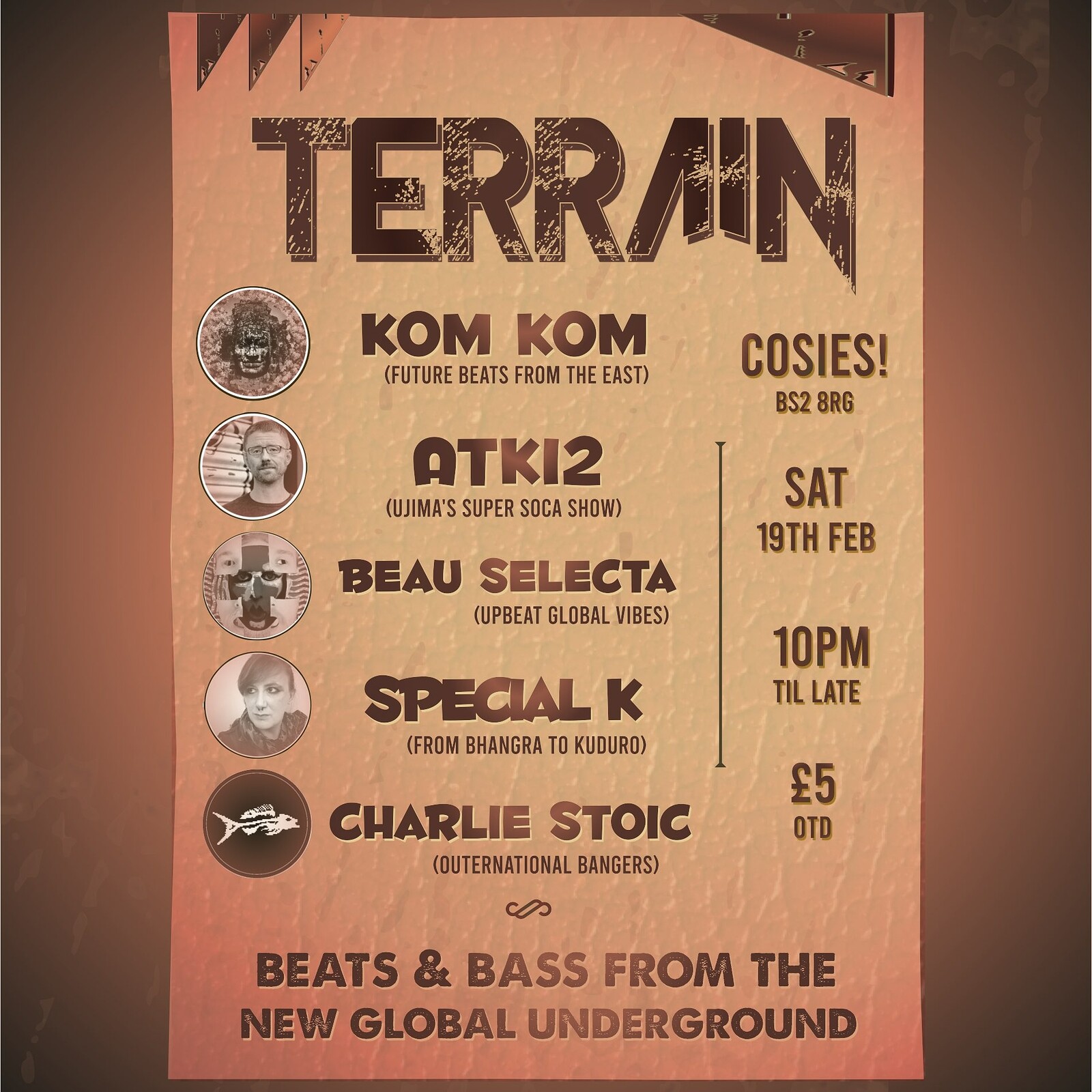 TERRAIN - Global Beats & Bass at Cosies