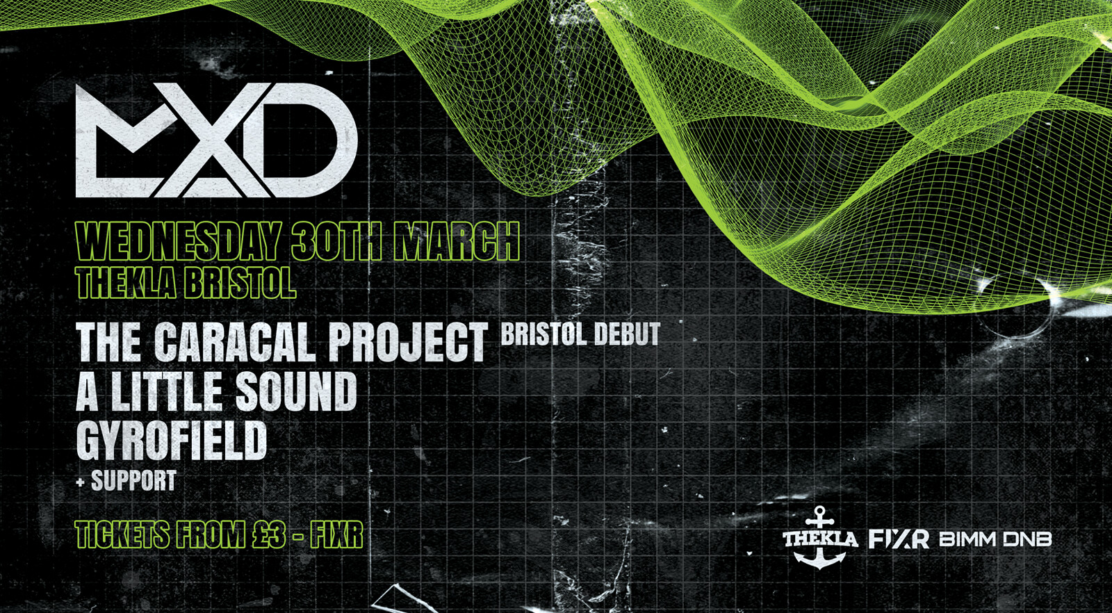 MIXED w/The Caracal Project, A Little Sound & more at Thekla