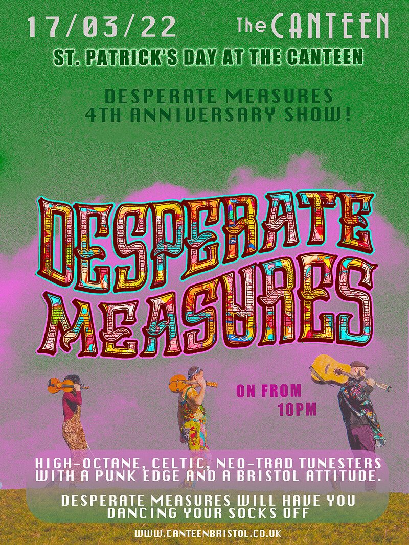 St. Patrick's Day w/ Desperate Measures at The Canteen