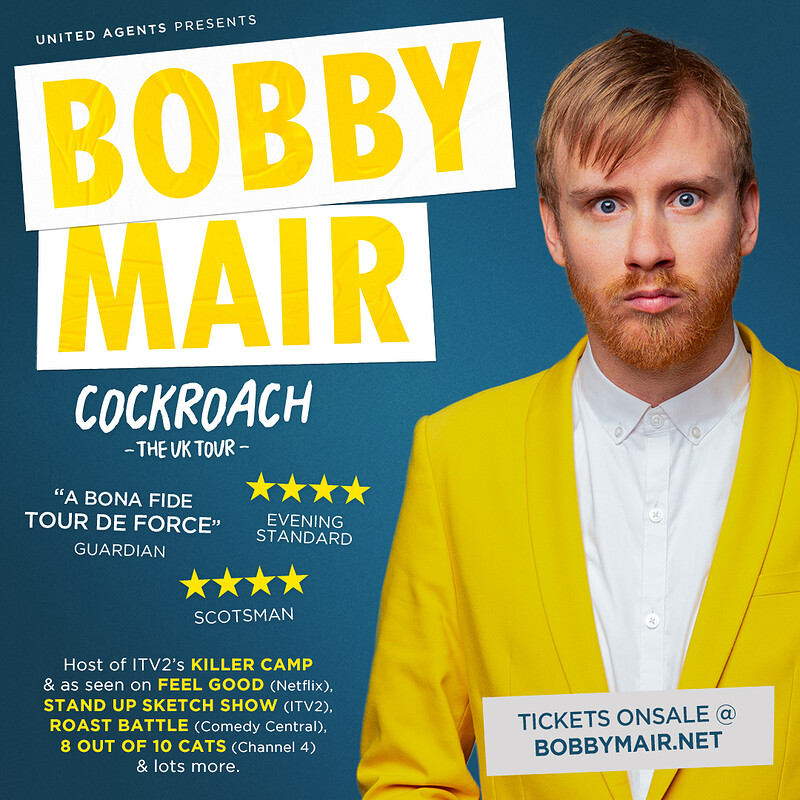 Bobby Mair: Cockroach at The Bristol Improv Theatre