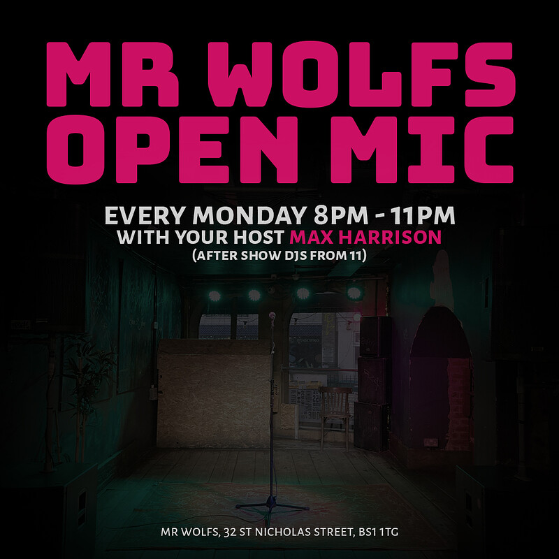 Open Mic at Mr Wolfs