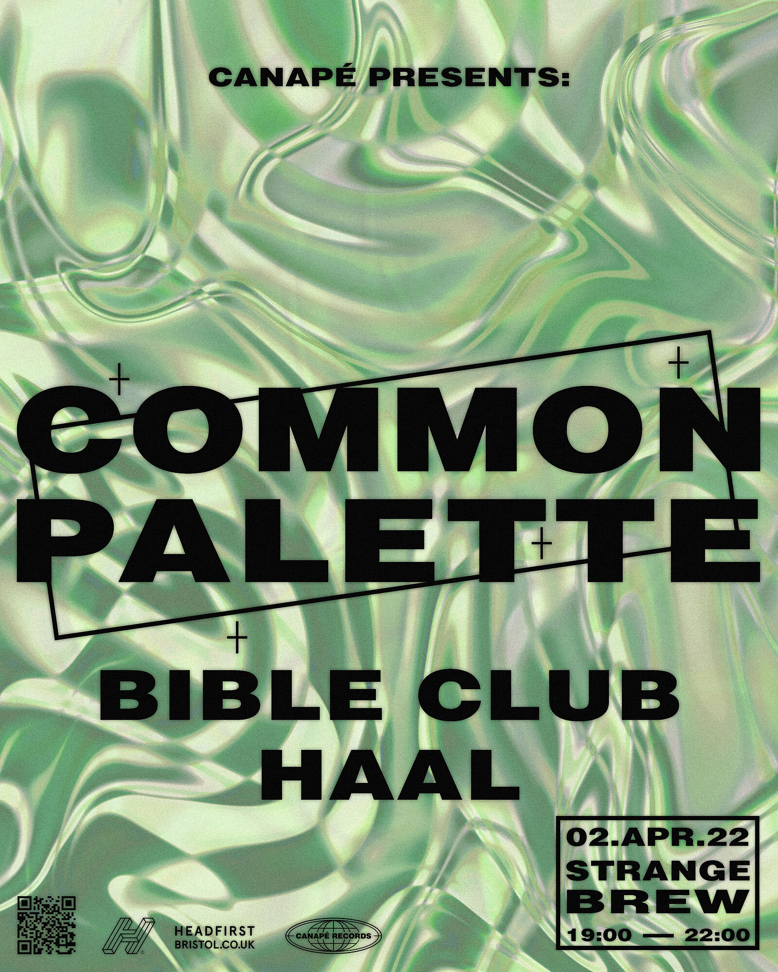 Canapé w/ Common Palette, HAAL, Bible Club at Strange Brew