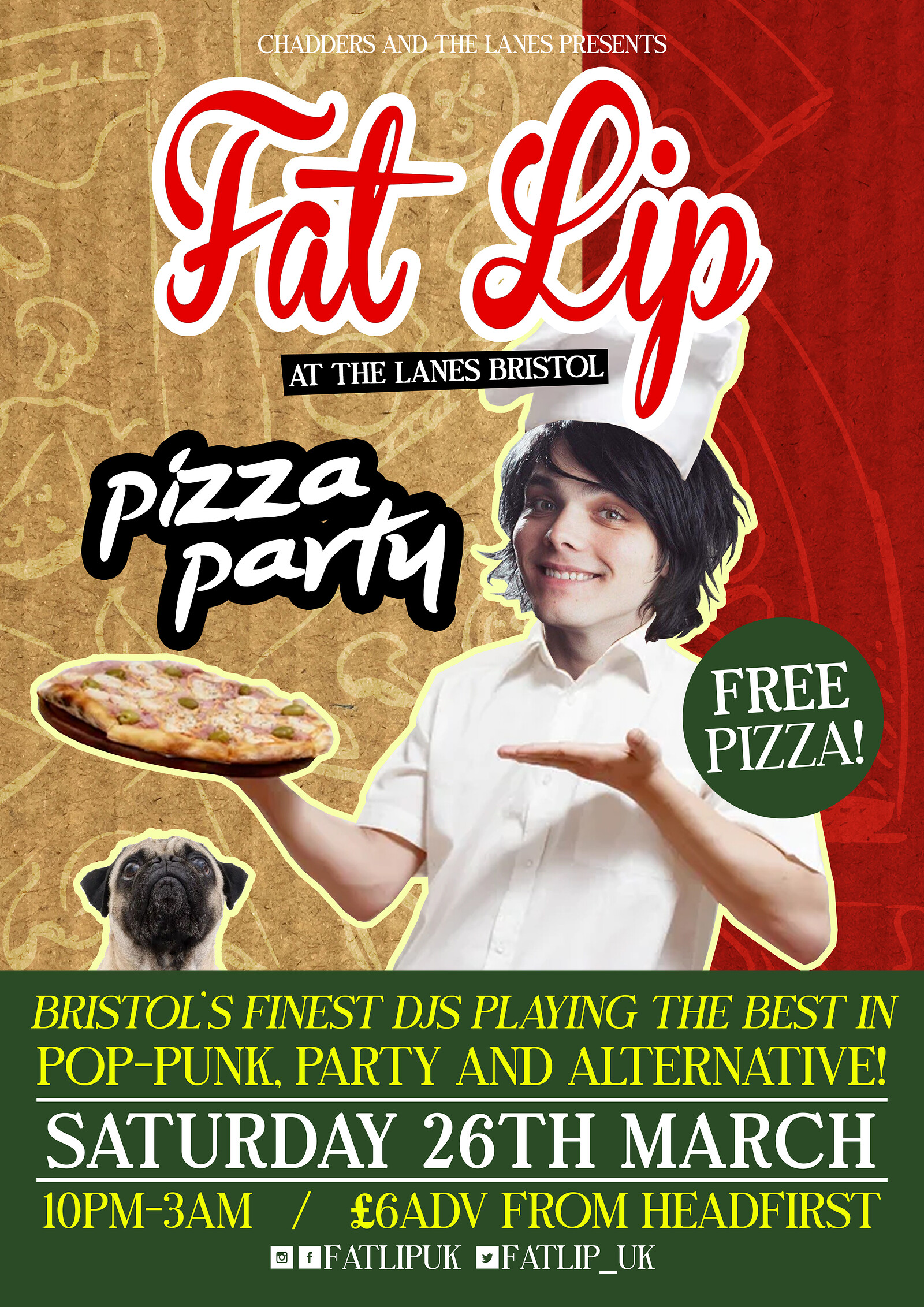 ★ FAT LIP ★ Pizza Party at The Lanes