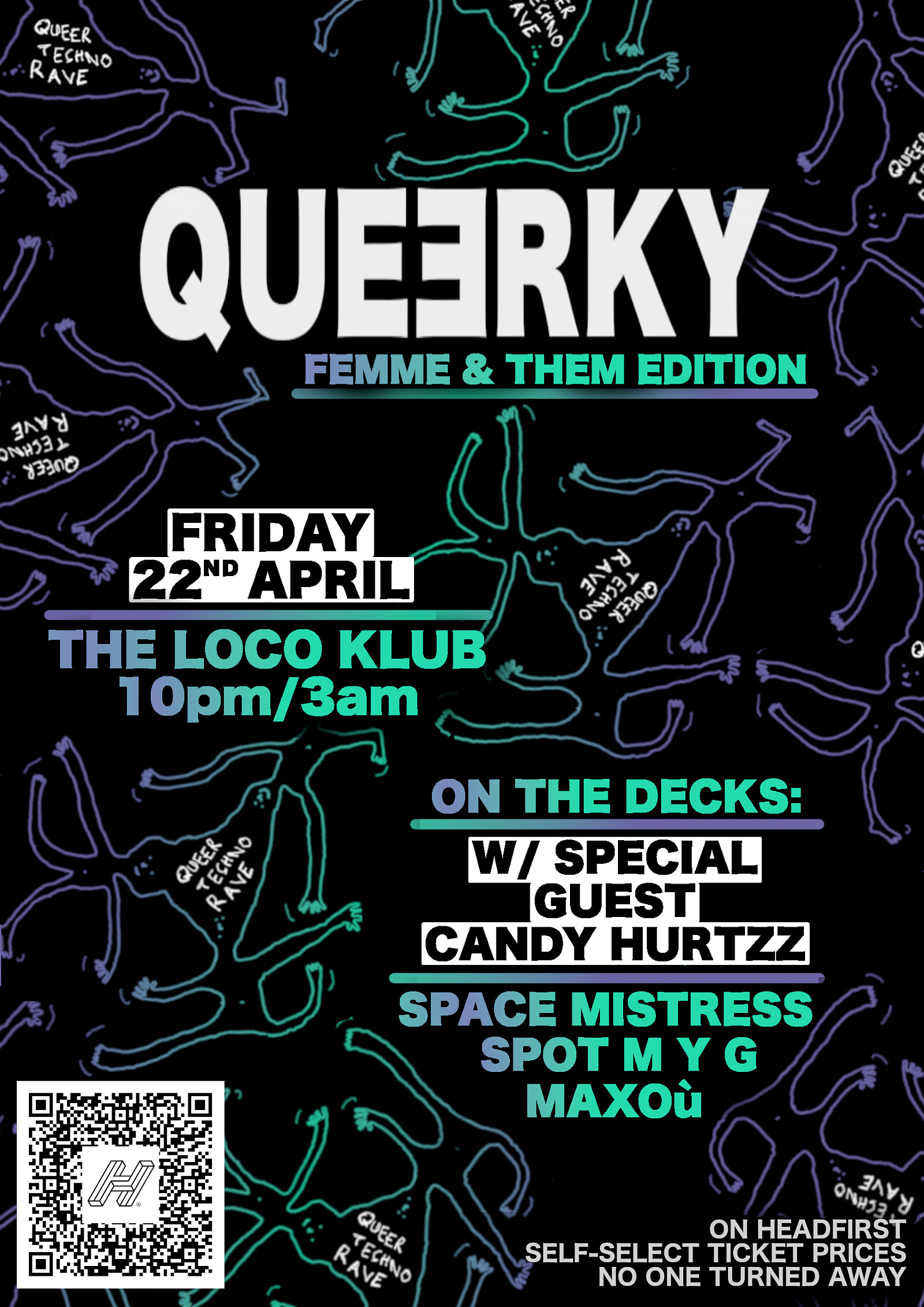 QUEERKY - Femme & Them Edition W// CANDY HURTZZ at The Loco Klub