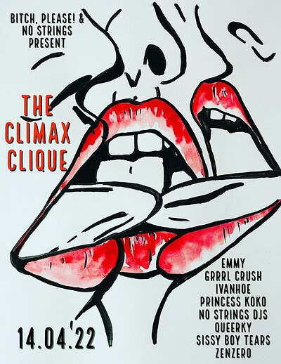 Bitch, Please & No Strings Present CLIMAX CLIQUE at Dare to Club