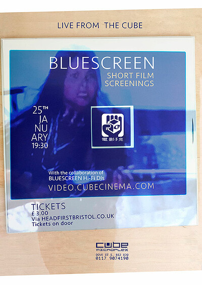 Bluescreen at The Cube