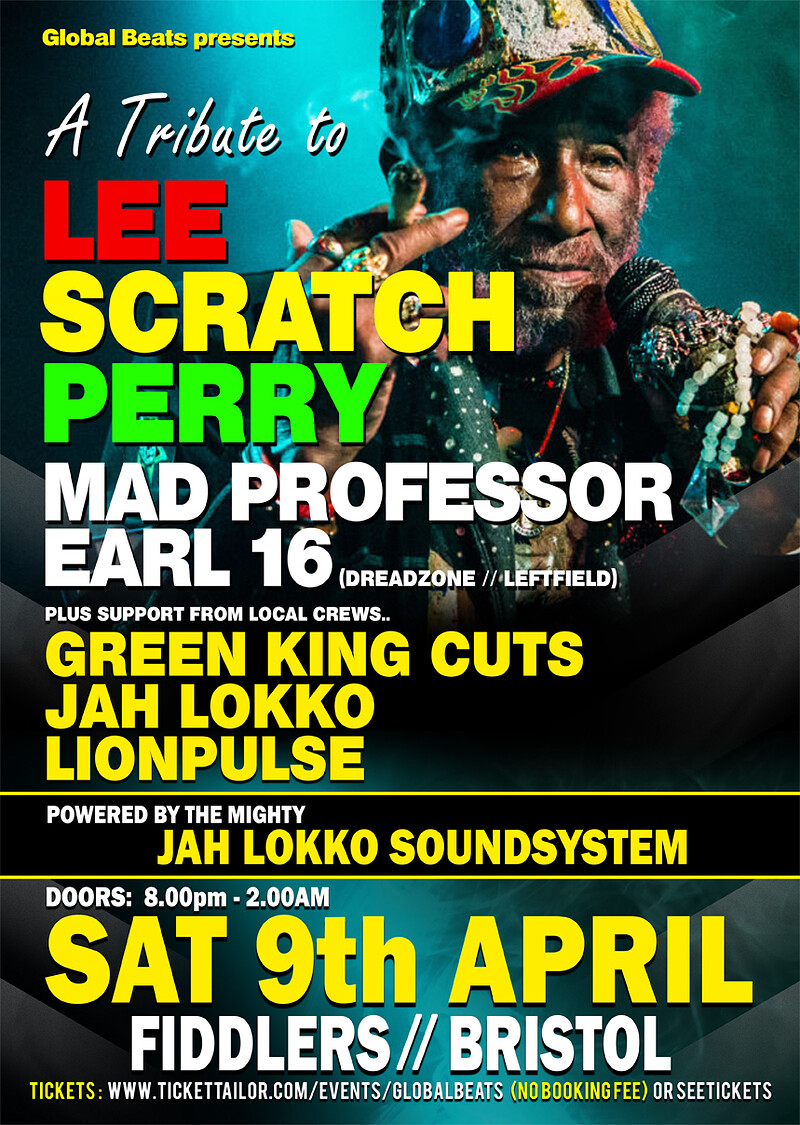 A Tribute to Lee Scratch Perry w/ Mad Professor at Fiddlers