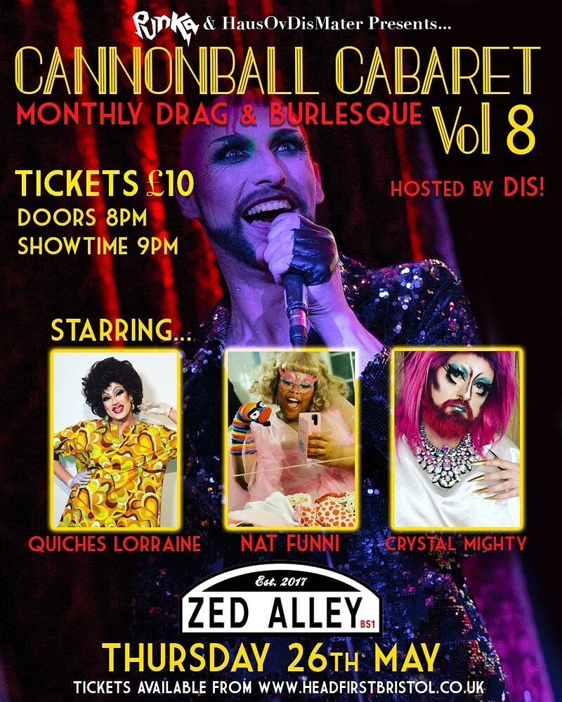 Cannonball Cabaret Vol 8 at Zed Alley