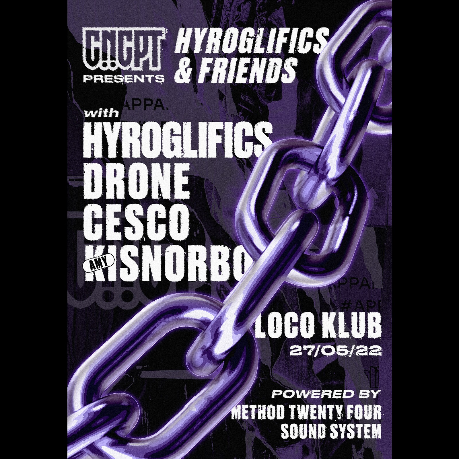 CNCPT Presents: Hyroglifics & Friends at The Loco Klub