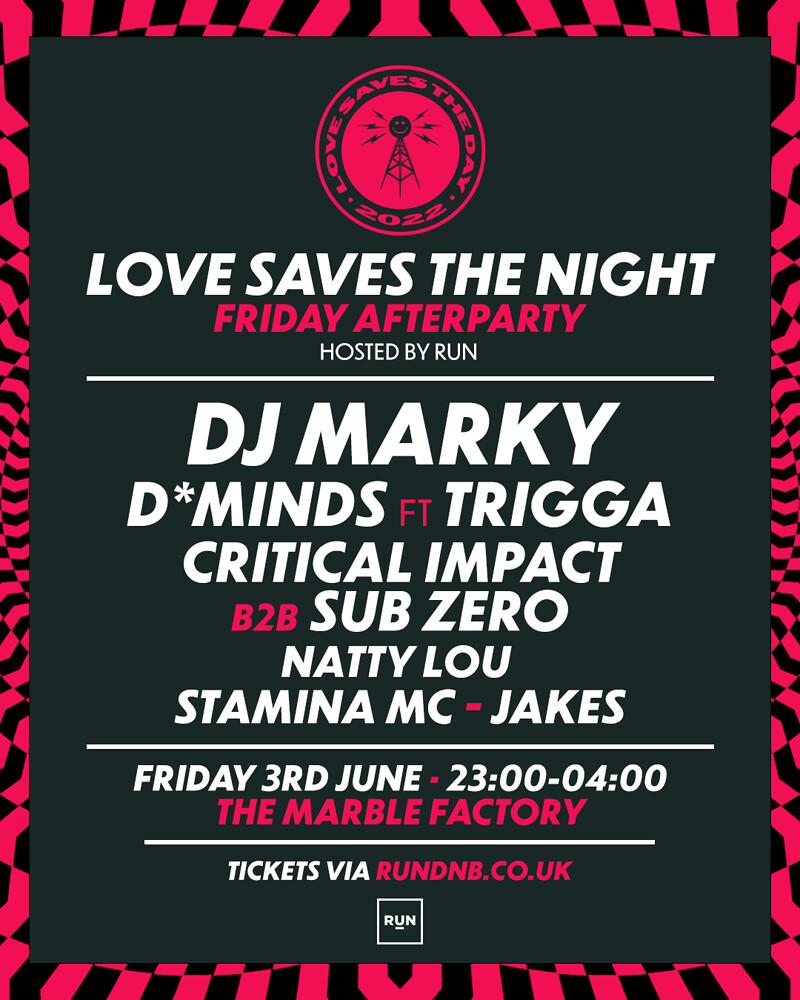 Love Saves The Night x RUN // Friday at The Marble Factory