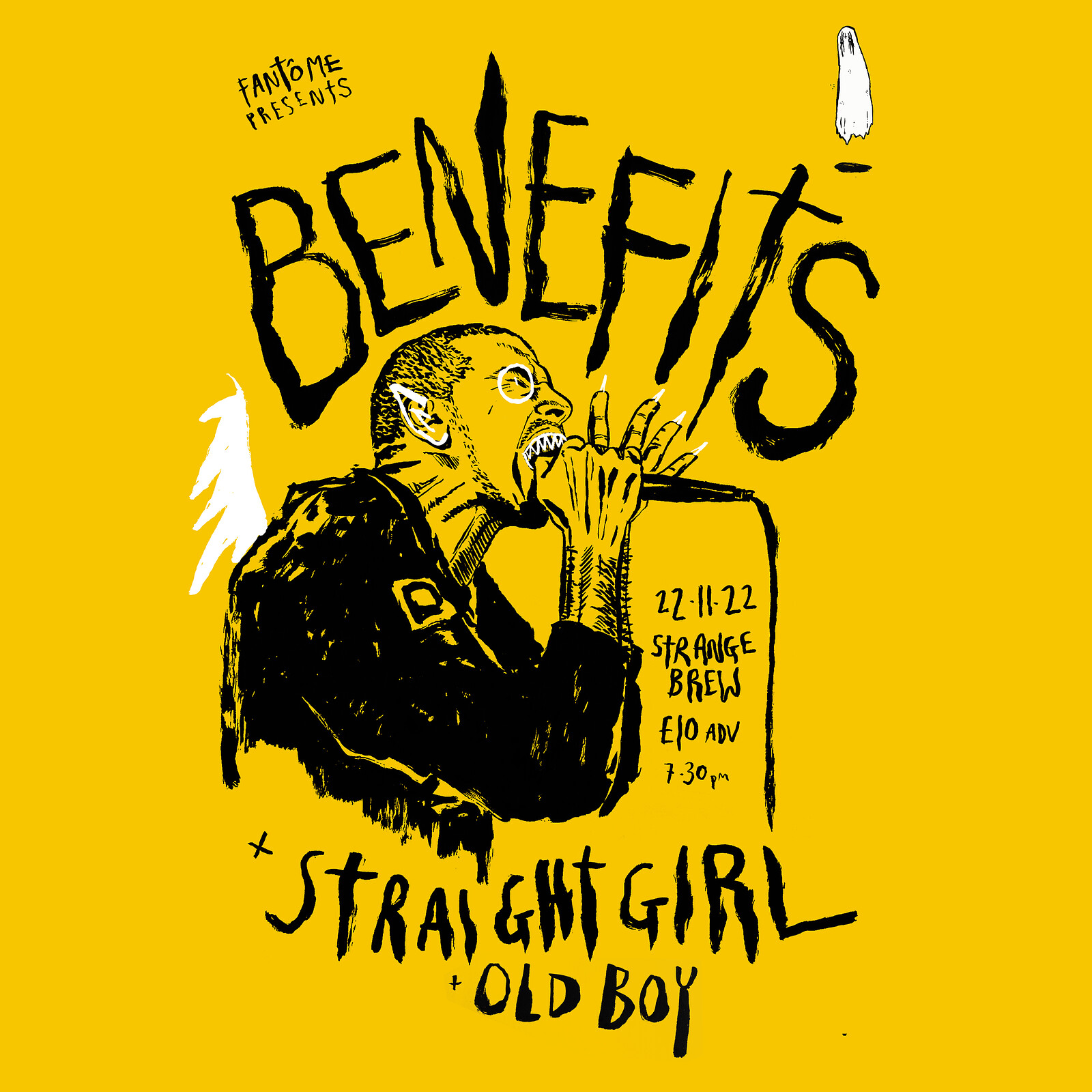 Benefits + STRAIGHT GIRL + Oldboy at Strange Brew