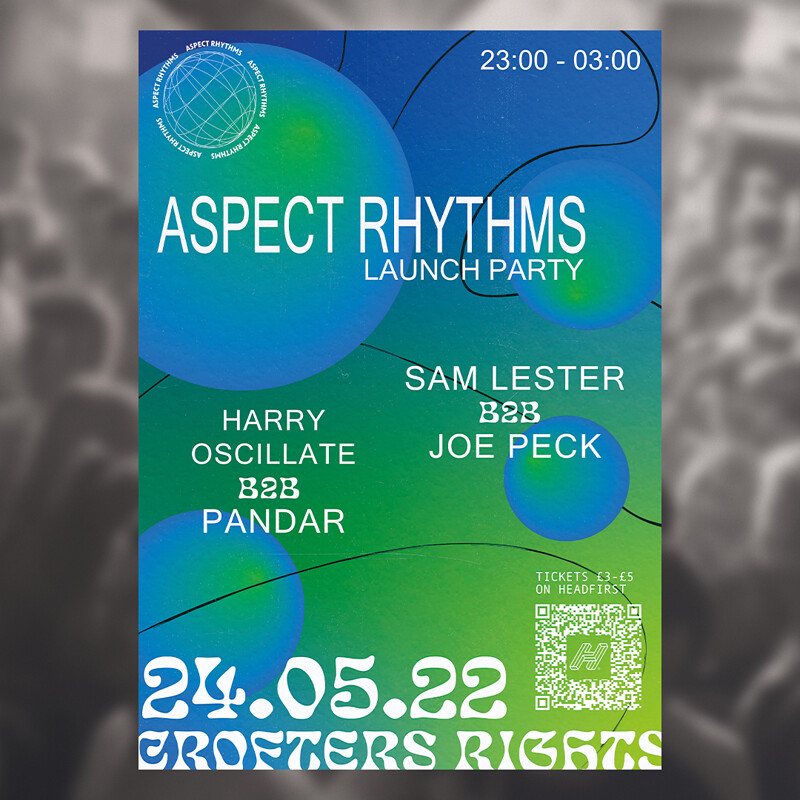 ASPECT RHYTHMS LAUNCH PARTY at Crofters Rights