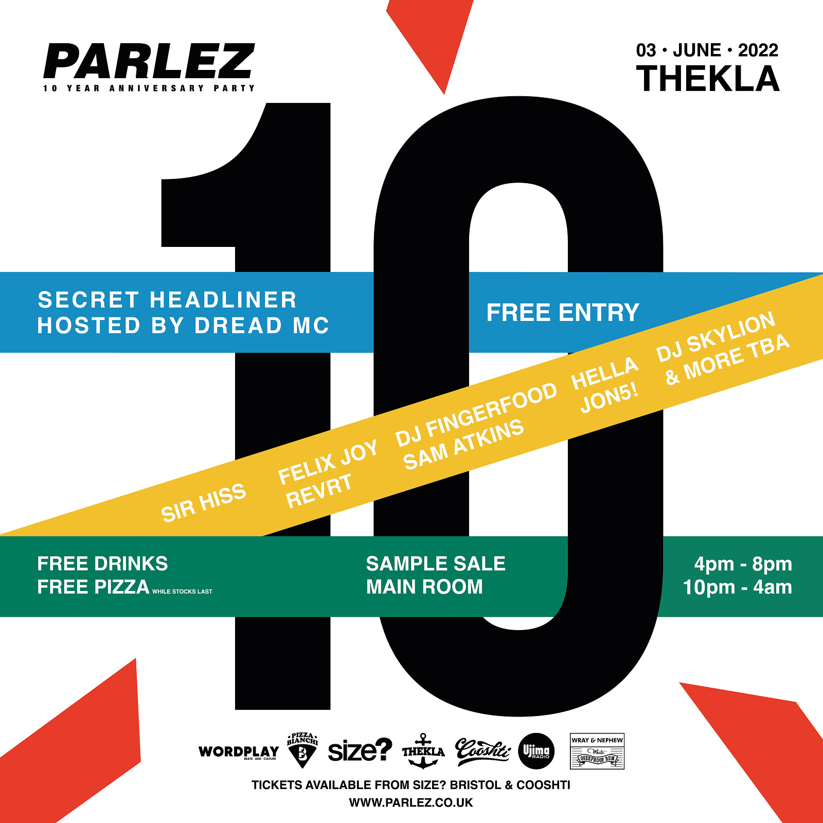 Parlez - 10th Anniversary Party at Thekla