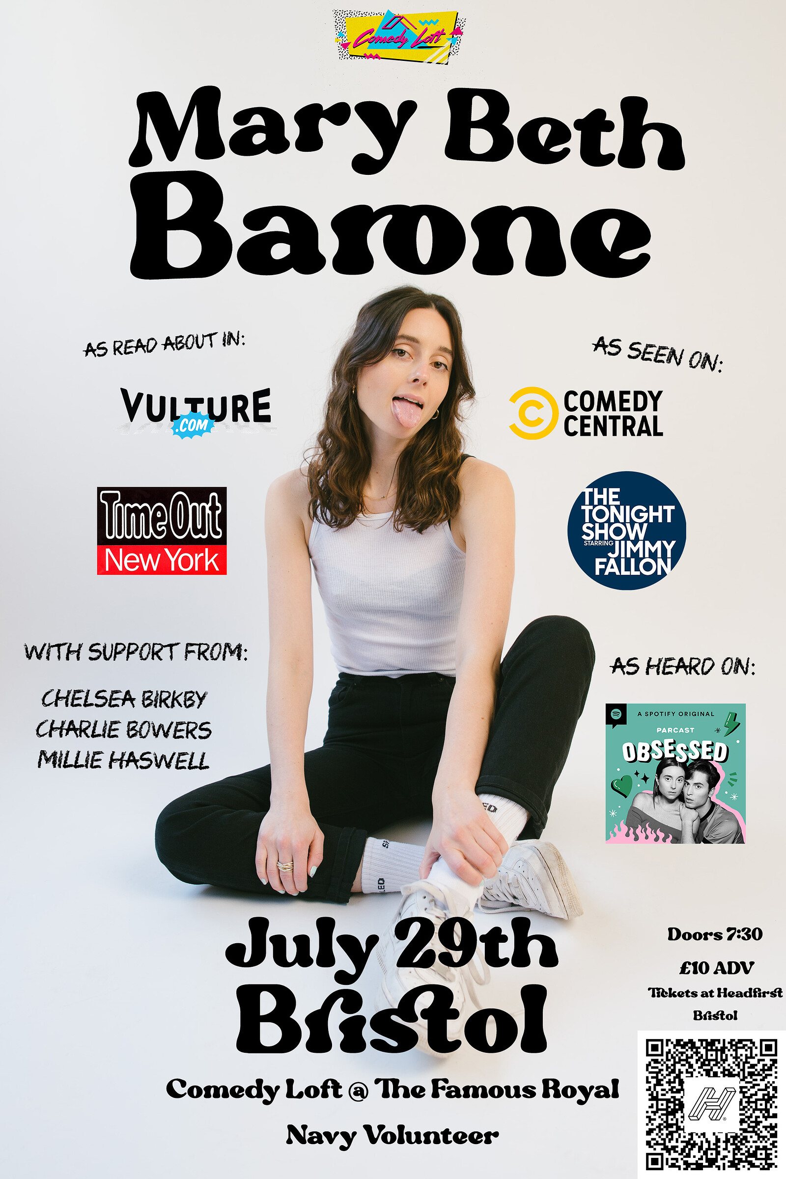 Comedy Loft Presents - Mary Beth Barone at The Famous Royal Navy Volunteer