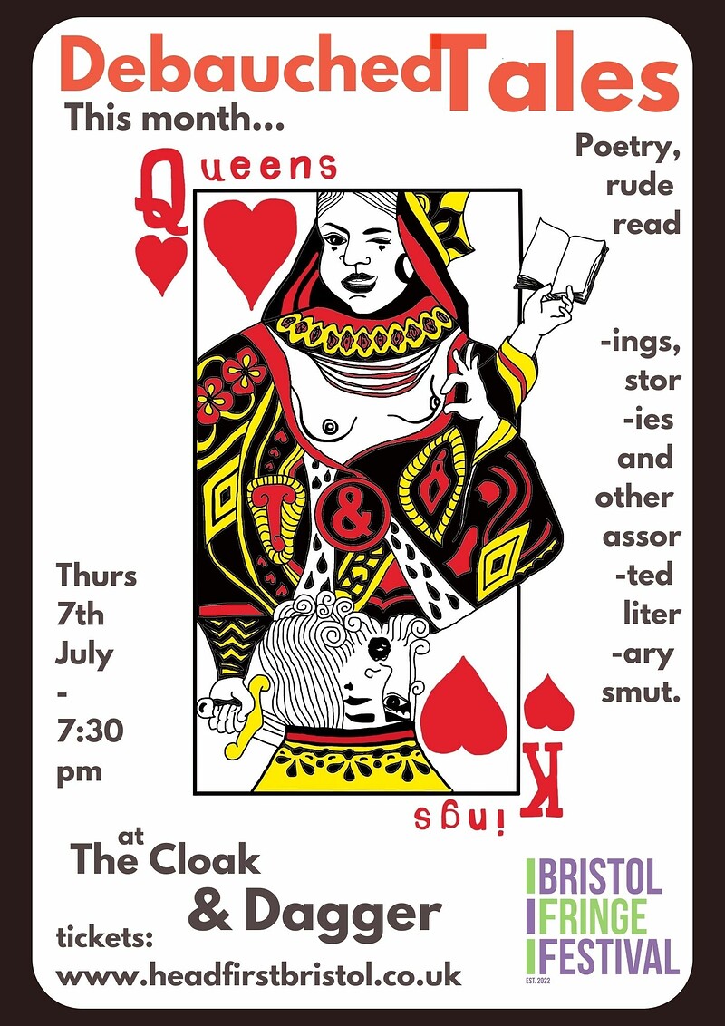 Debauched Tales- Kings and Queens at The Cloak and Dagger