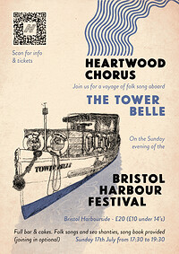 *SOLD OUT* A Boat Trip with Heartwood Chorus in Bristol