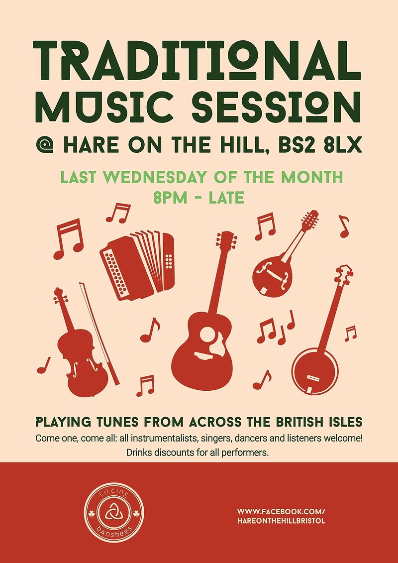 Hare on the Hill folk session at The Hare on the Hill