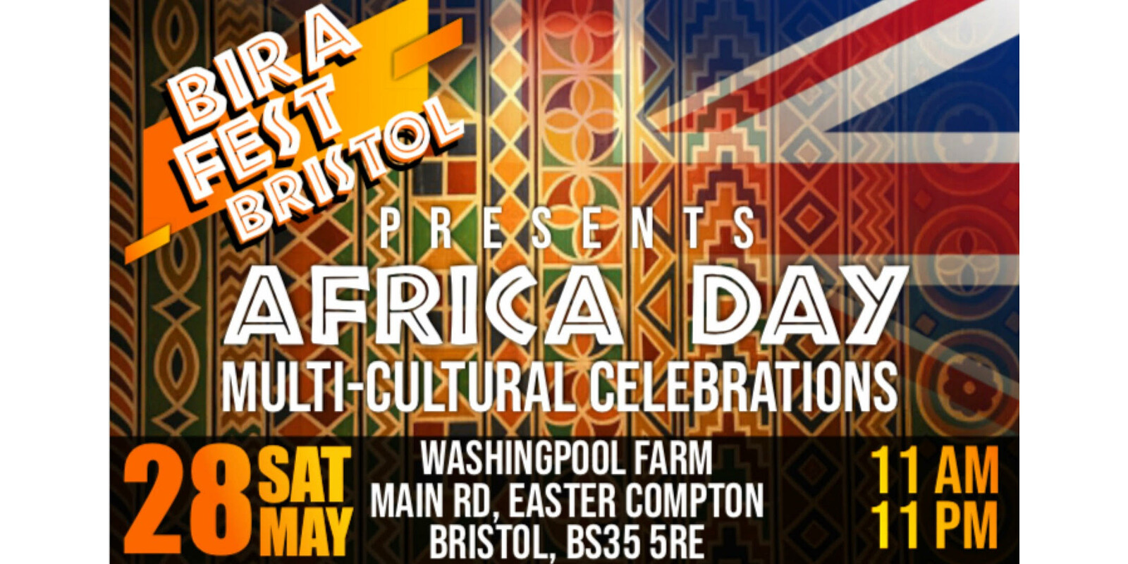 Africa Day Multi Cultural Celebrations at Washingpool Farm, Main Road, Easter Compton, Bristol, BS35 5RE