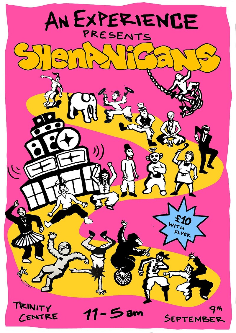 AnExperience Presents ... SHeNaNiGaNs at The Trinity Centre