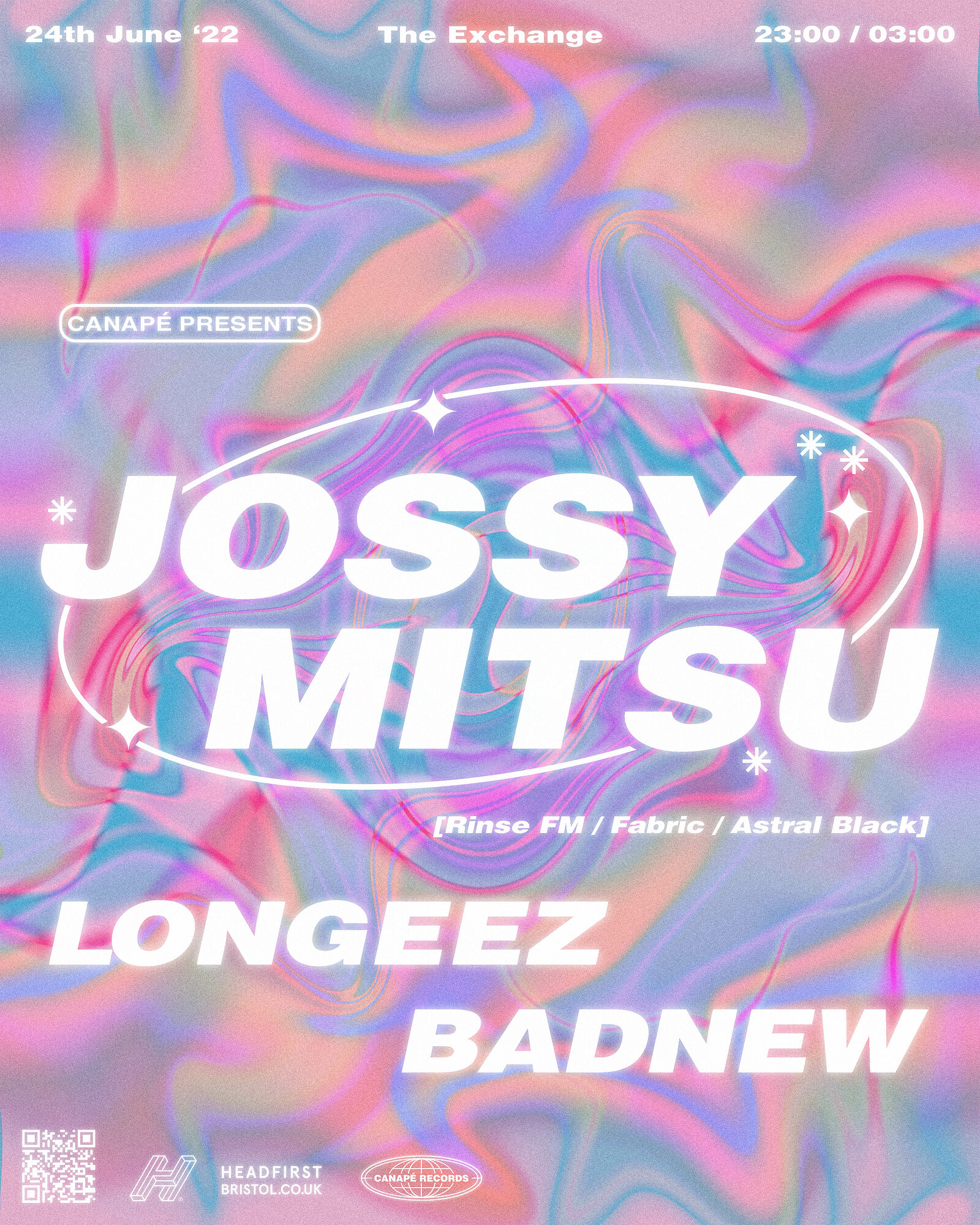 Canapé Presents: Jossy Mitsu at Exchange