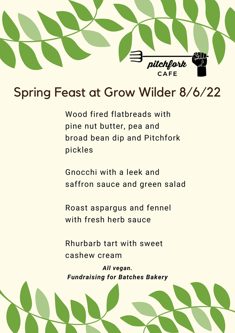 Spring Feast at Grow Wilder