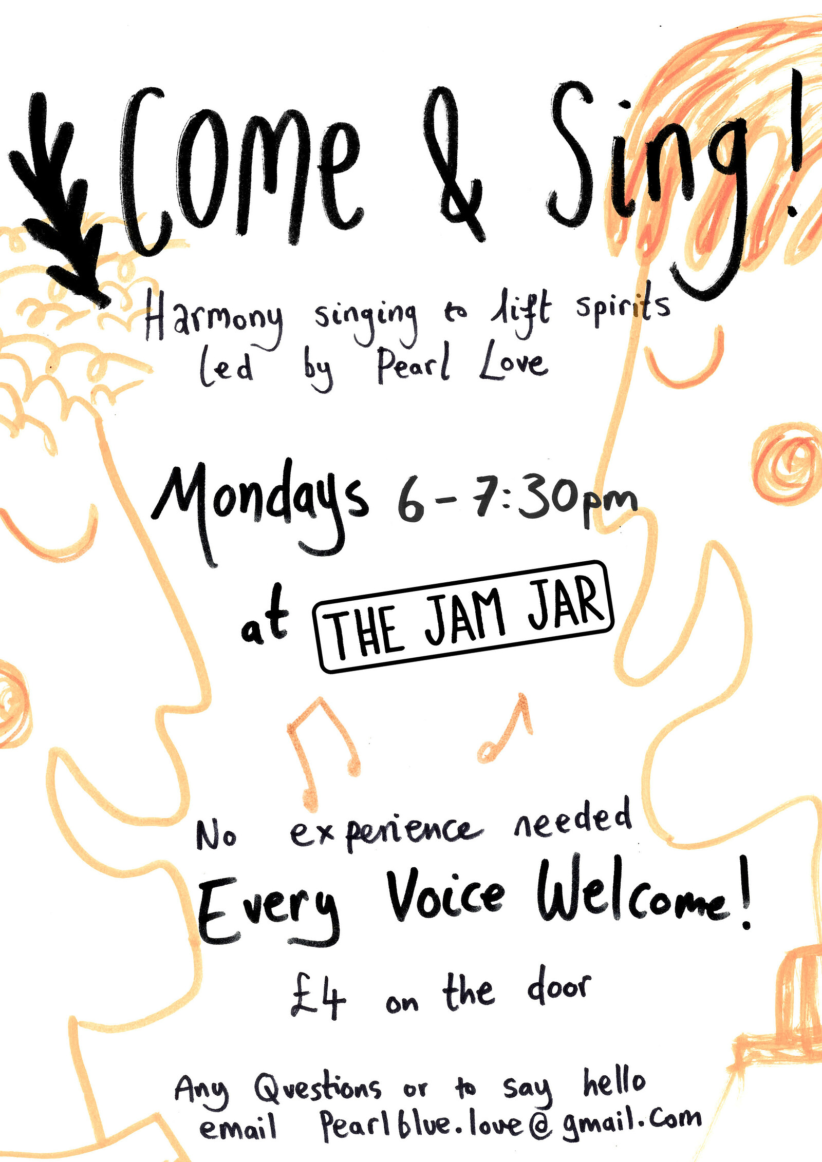 Come and Sing Drop in choir at The Jam Jar
