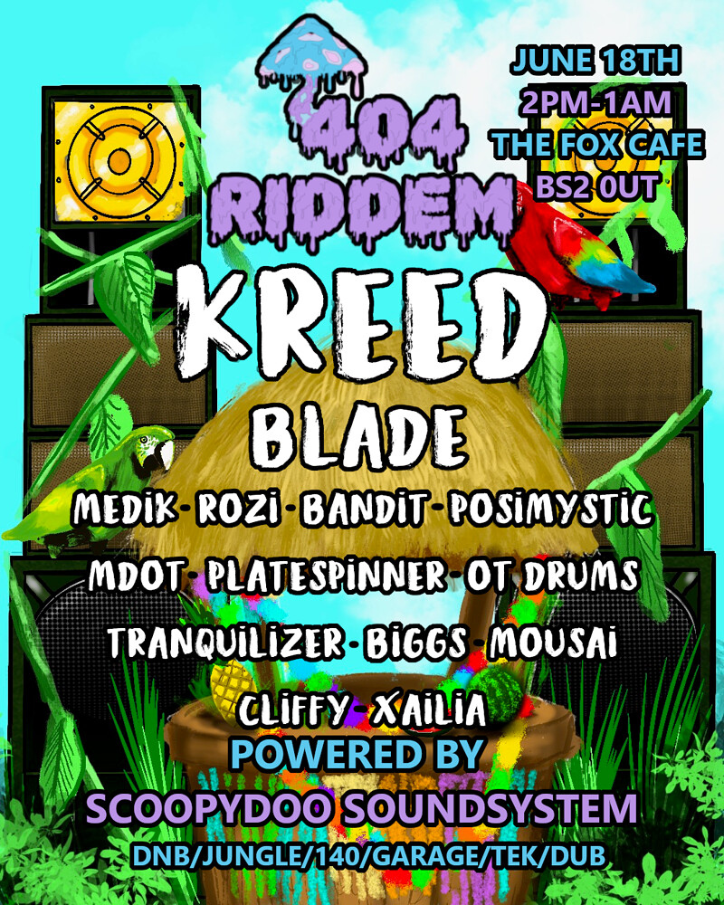 404RIDDEM X SCOOPYDOO A Party In Paradise at The Fox Cafe
