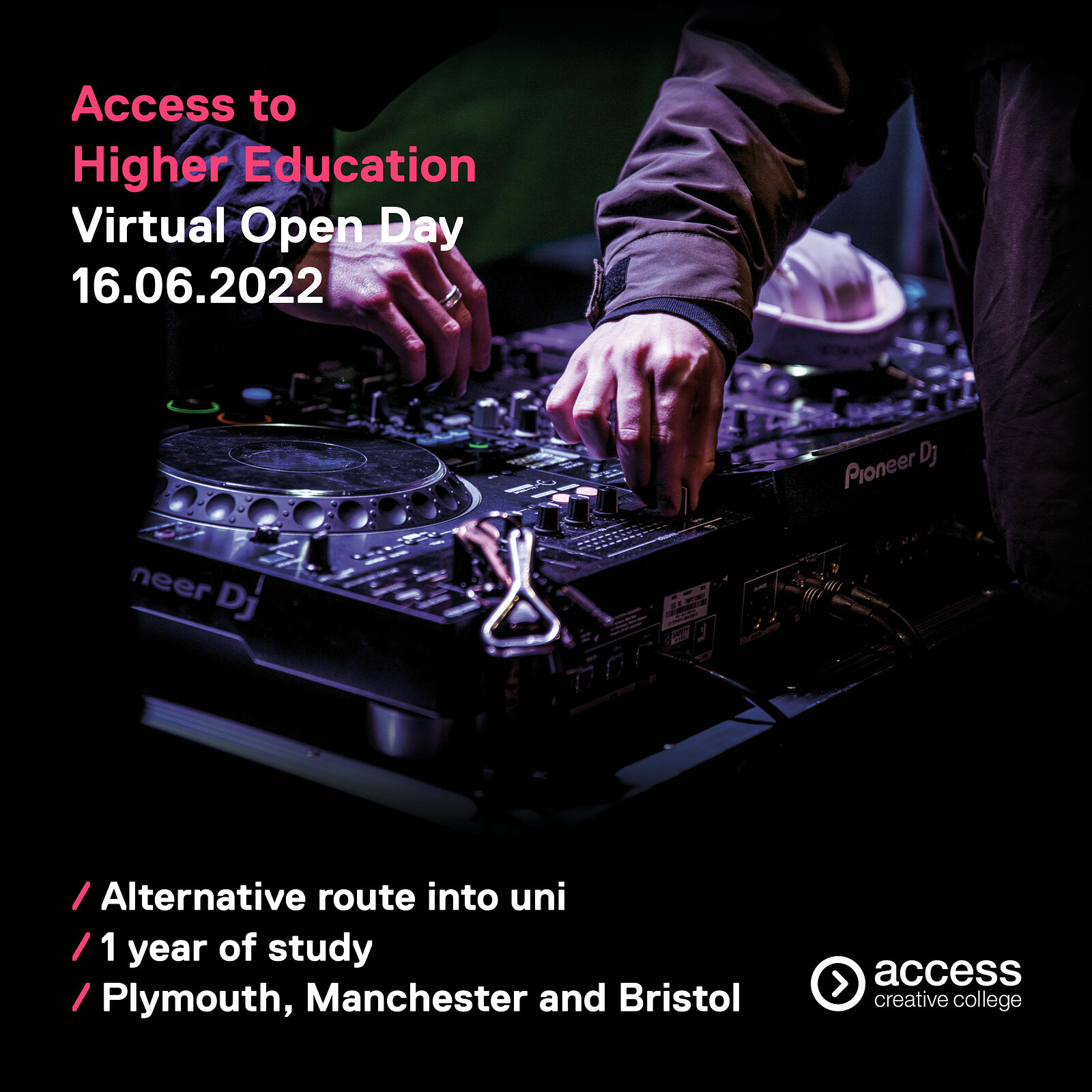 Access Creative College 19+ Virtual Open Day at Access Creative College