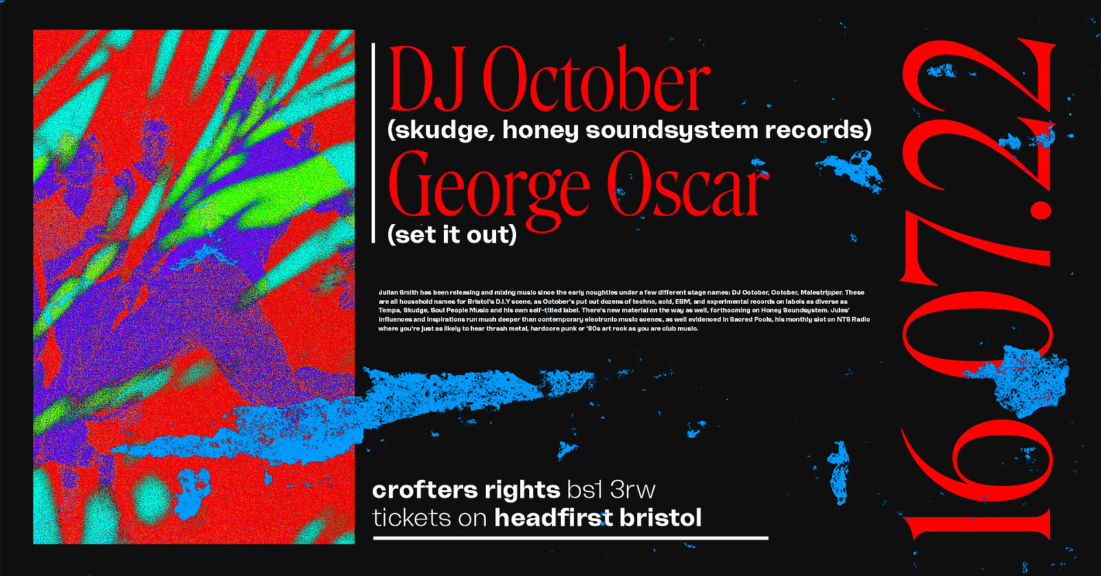 Set It Out: DJ October at Crofters Rights