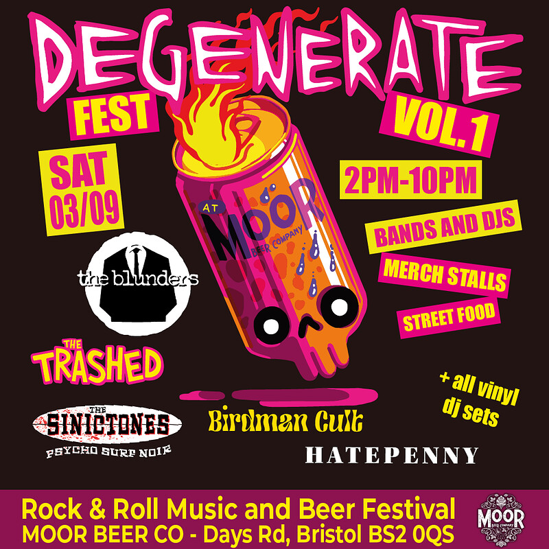 Degenerate Fest Vol.1 at Moor Beer
