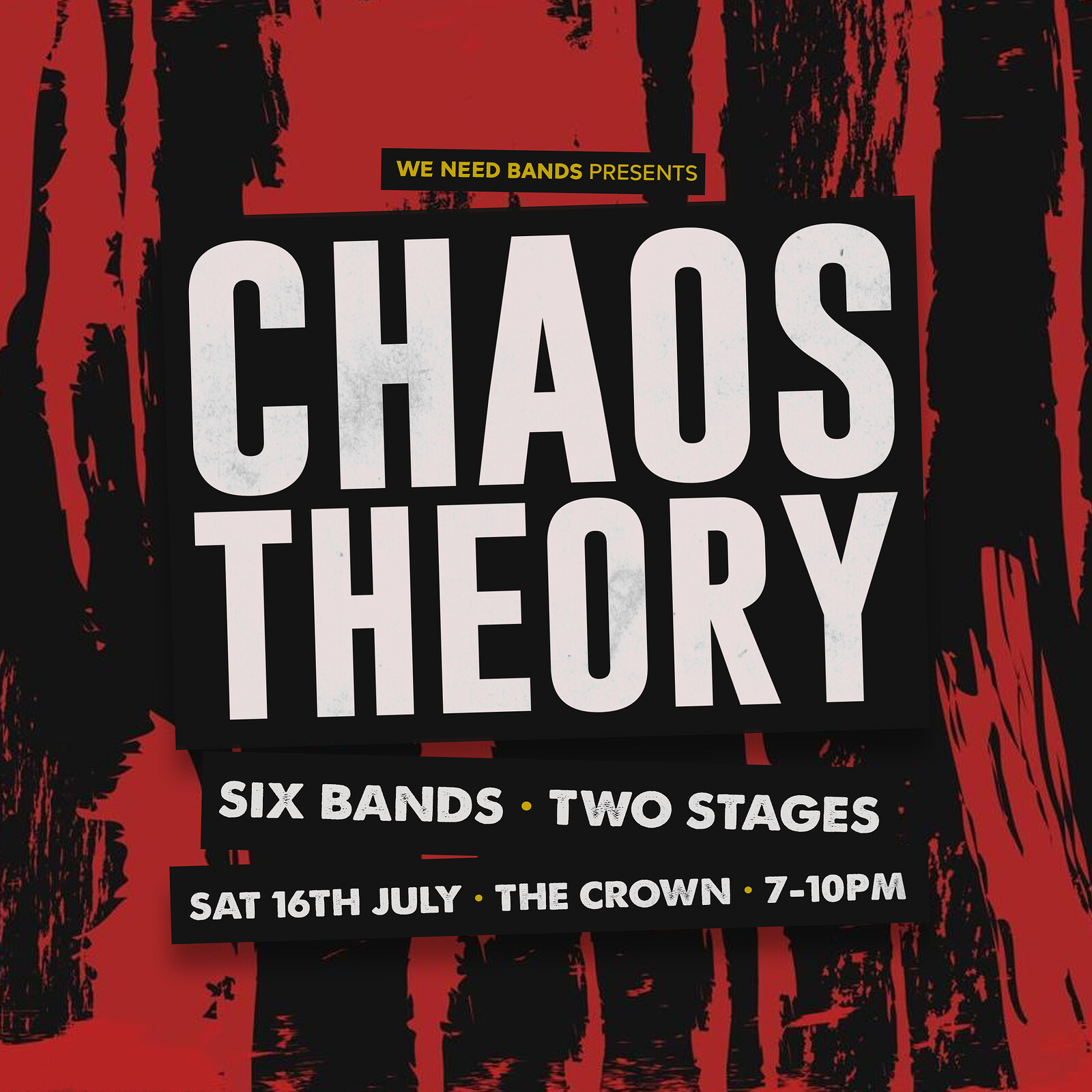 CHAOS THEORY | Six Bands, Two Stages at The Crown