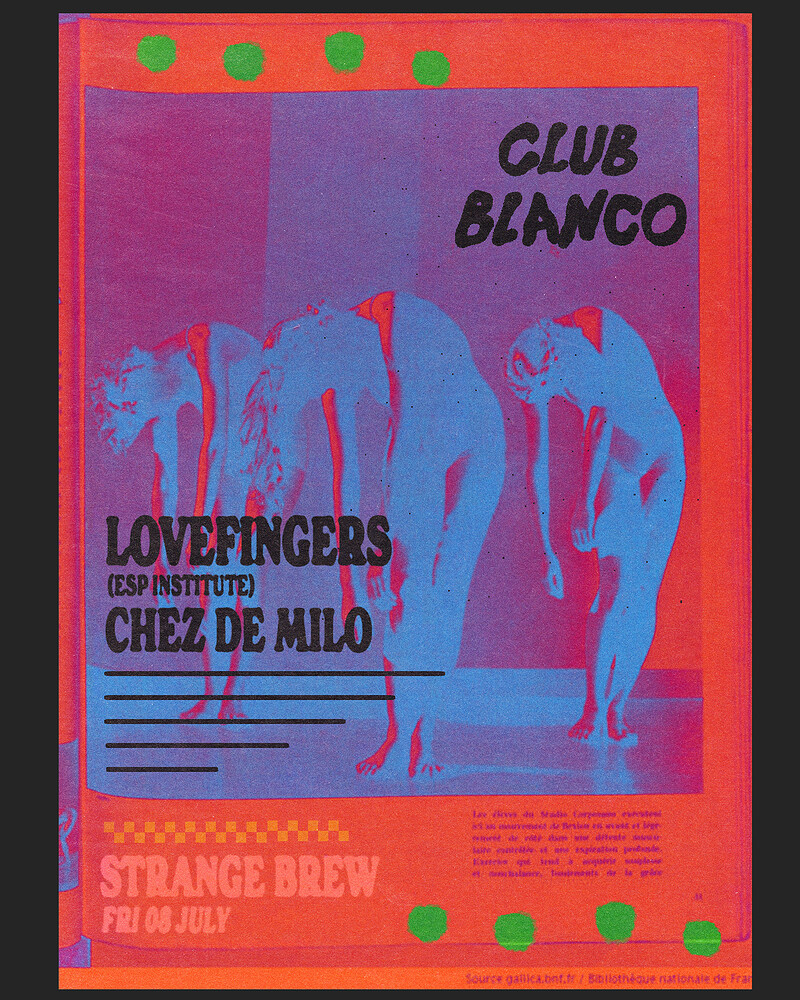 Club Blanco w/ Lovefingers & Chez de Milo at Strange Brew