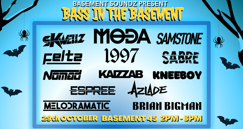 Bass In The Basement - Halloween Party at Basement 45