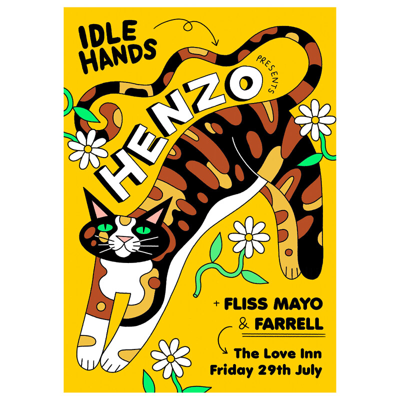 Idle Hands w/ Henzo, Fliss Mayo and Chris Farrell at The Love Inn