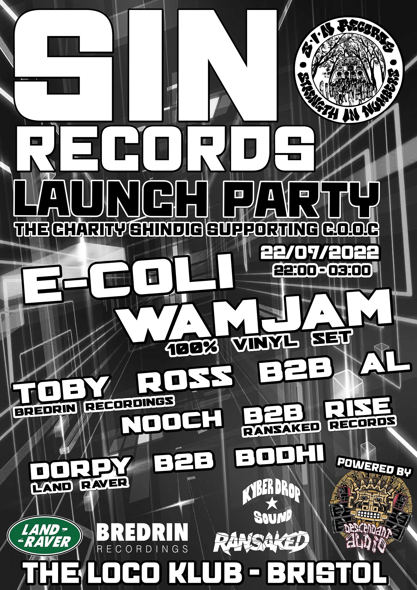 The Charity Shindig - S.I.N Records Launch Party at The Loco Klub