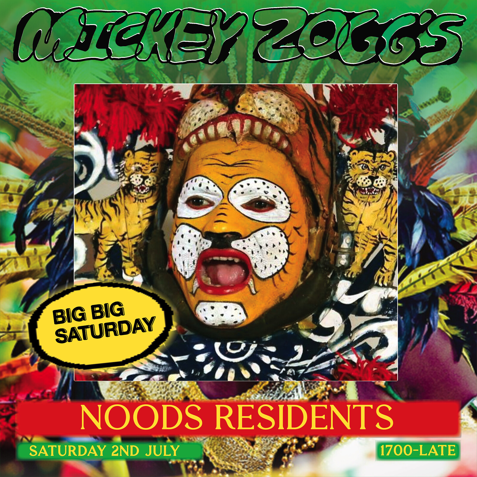 Mickey Zoggs + Noods BIG BIG Saturday at Mickey Zoggs