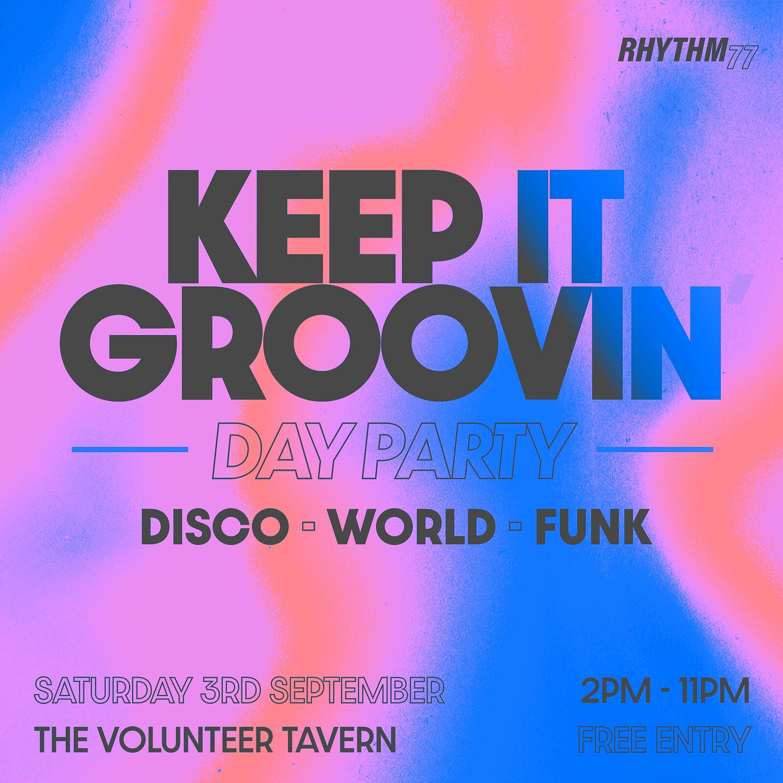 Keep It Groovin' - Day Party at The Volunteer Tavern