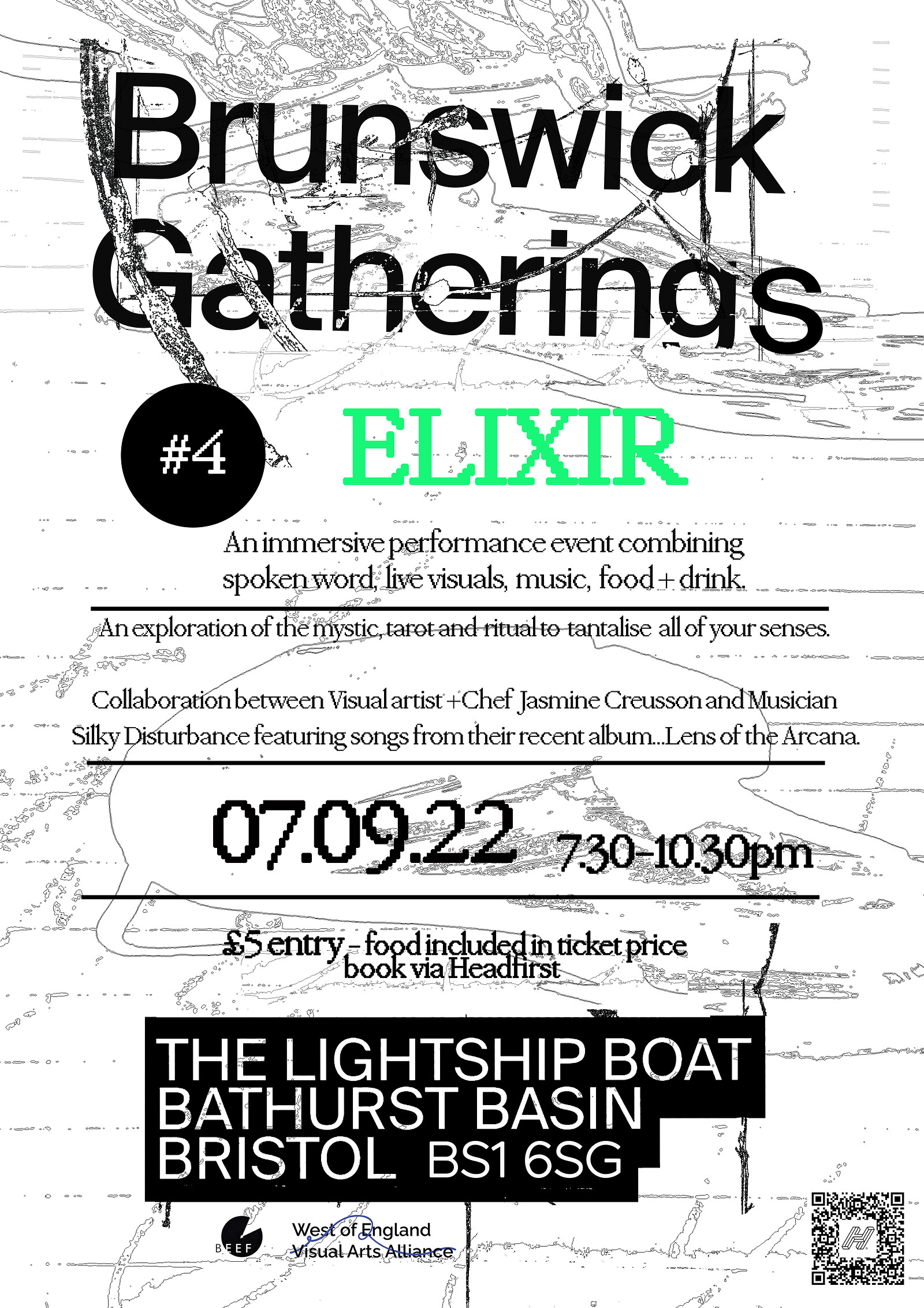 Brunswick Gatherings #4  - ELIXR at The Lightship Boat, Bathurst Basin, Bristol, BS1 6SG