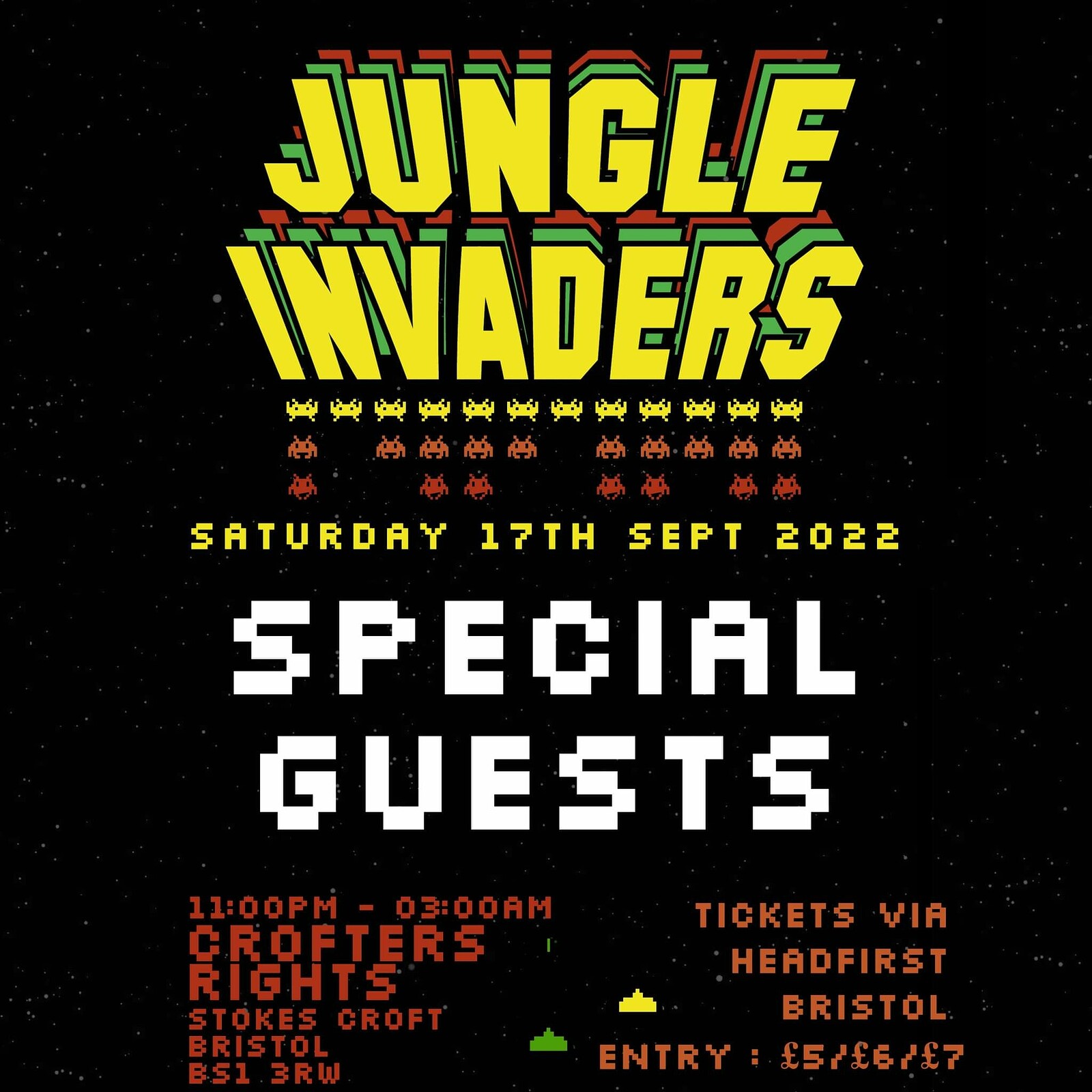 Jungle Invaders and Friends at Crofters Rights