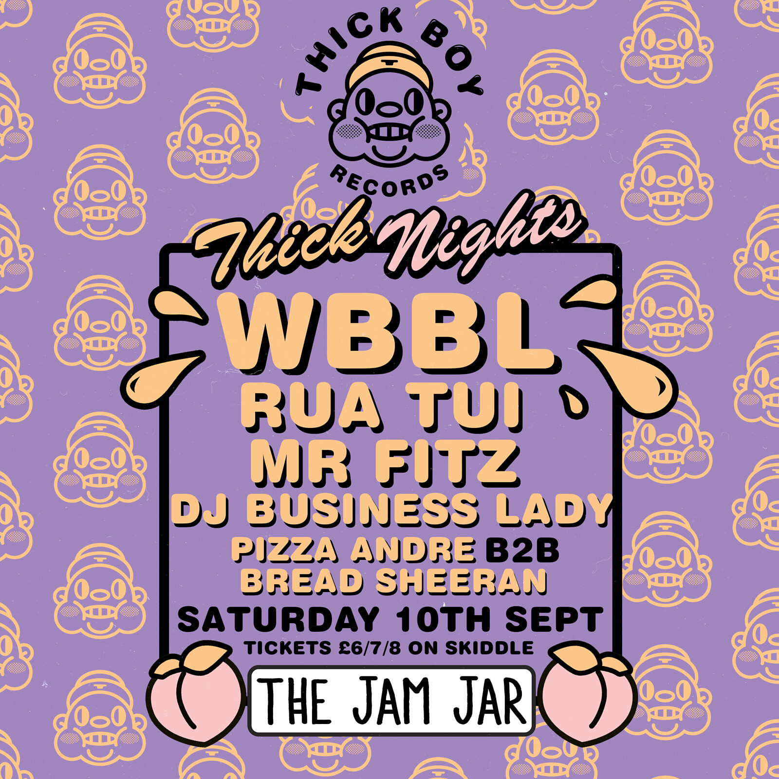 Thick Boy Records Presents: WBBL, Rua Tui, Mr Fitz at The Jam Jar