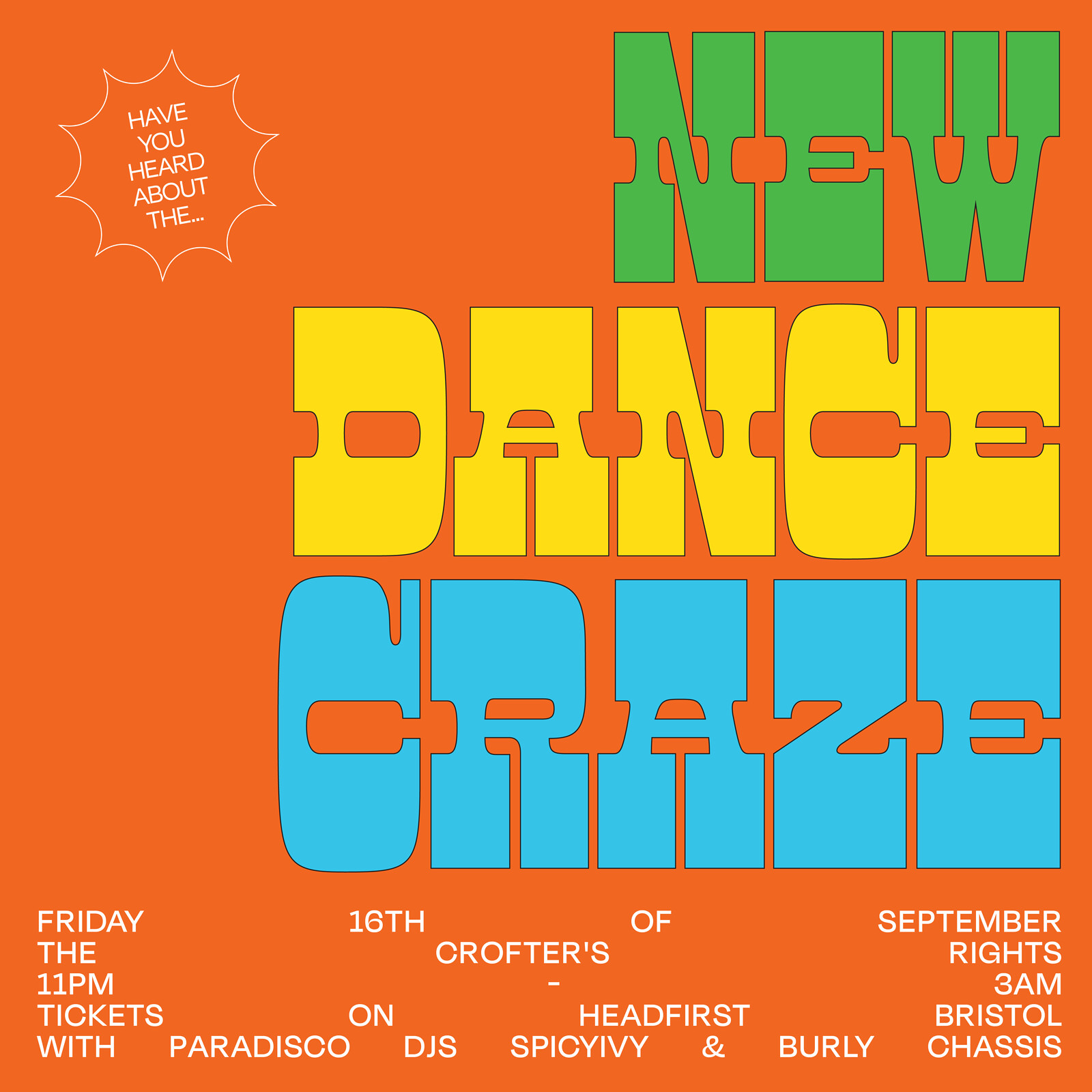 NEW DANCE CRAZE // PARADISCO at Crofters Rights