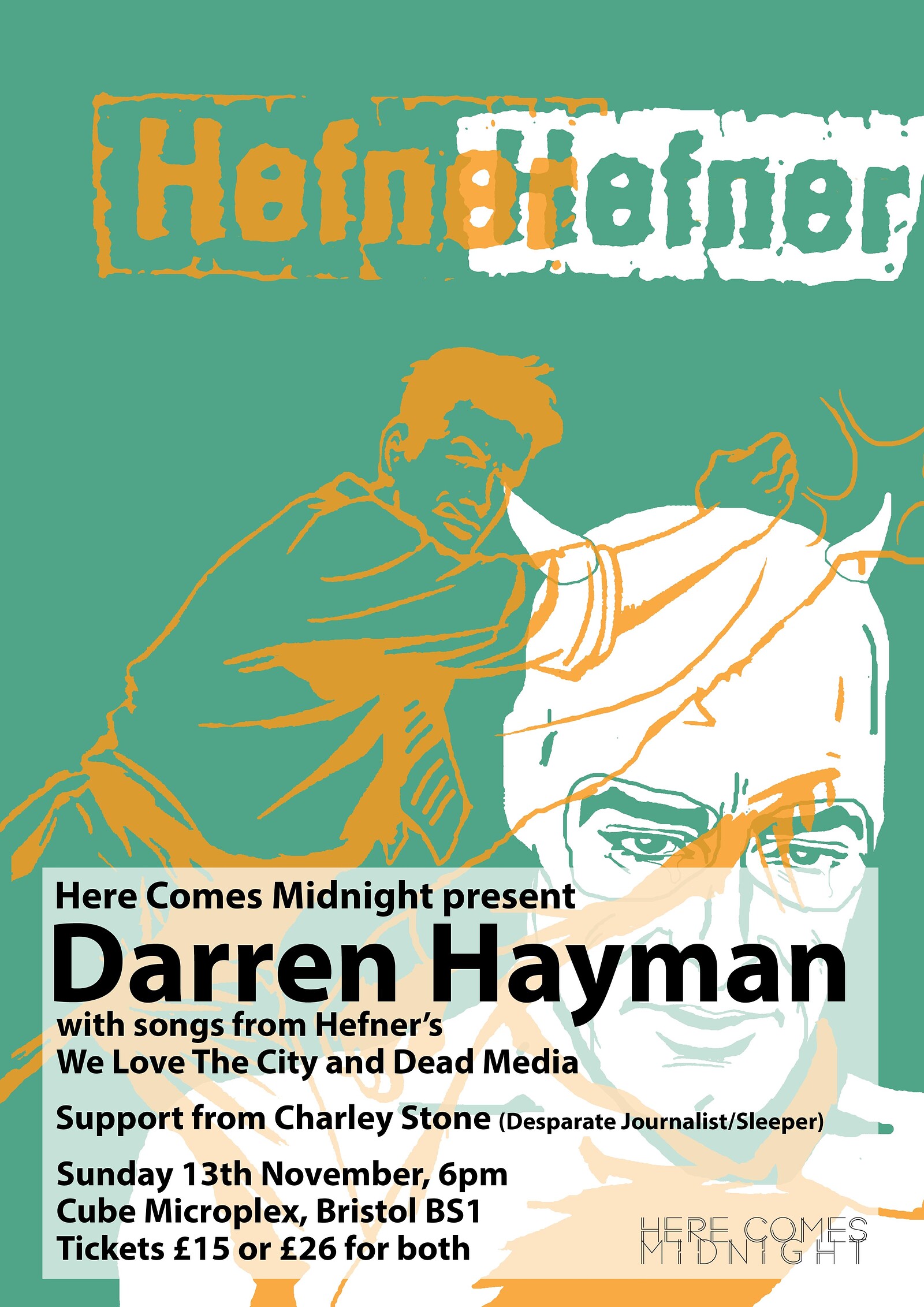 HCM// Darren Hayman plays Hefner WLTC & DM at The Cube