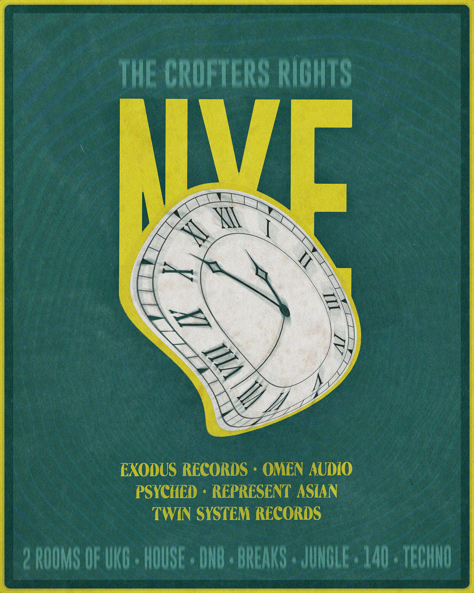 Crofters NYE 2022 - TICKETS ON THE DOOR at Crofters Rights