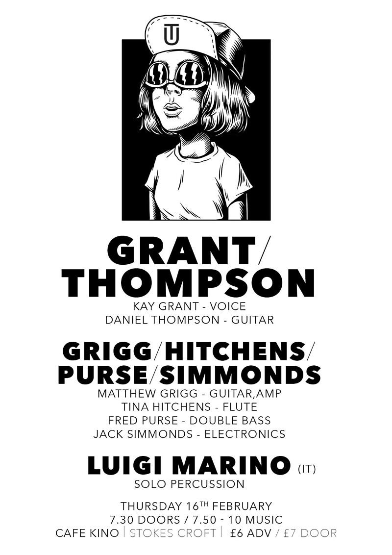 Grant / Thompson, MG/TH/FP/JS, Luigi Marino at Cafe Kino