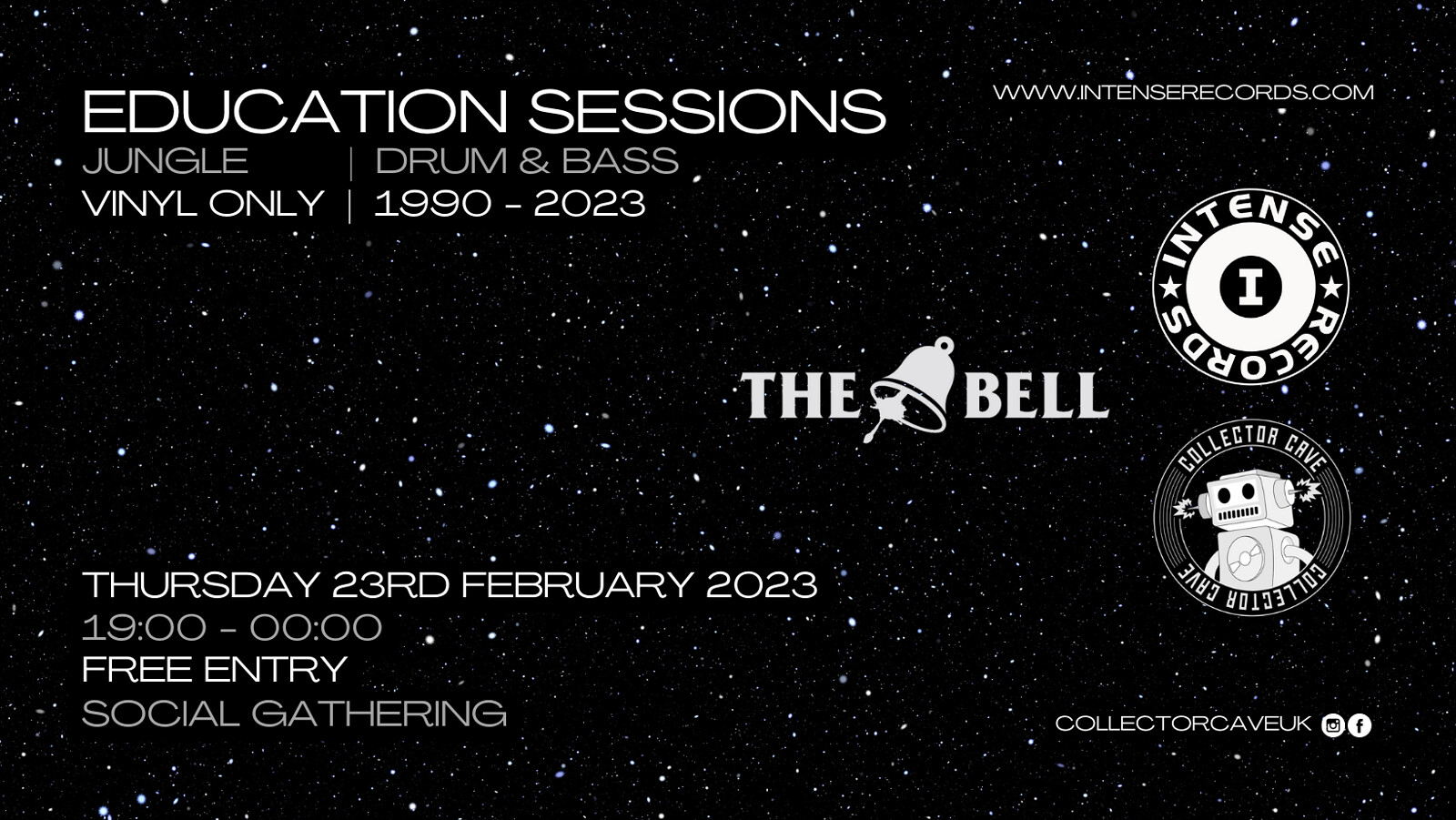 Education Sessions - Vinyl Only Social Event - DnB at The Bell